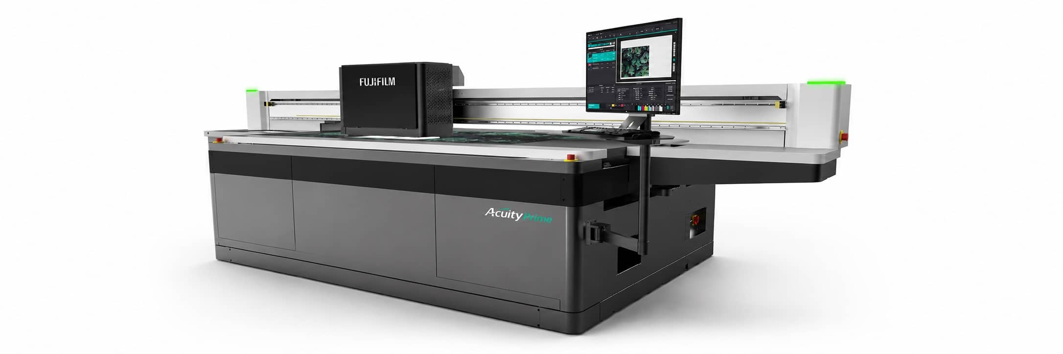 Fujifilm Acuity Prime L UV flatbed printer used for large format event print at Kudos AV London