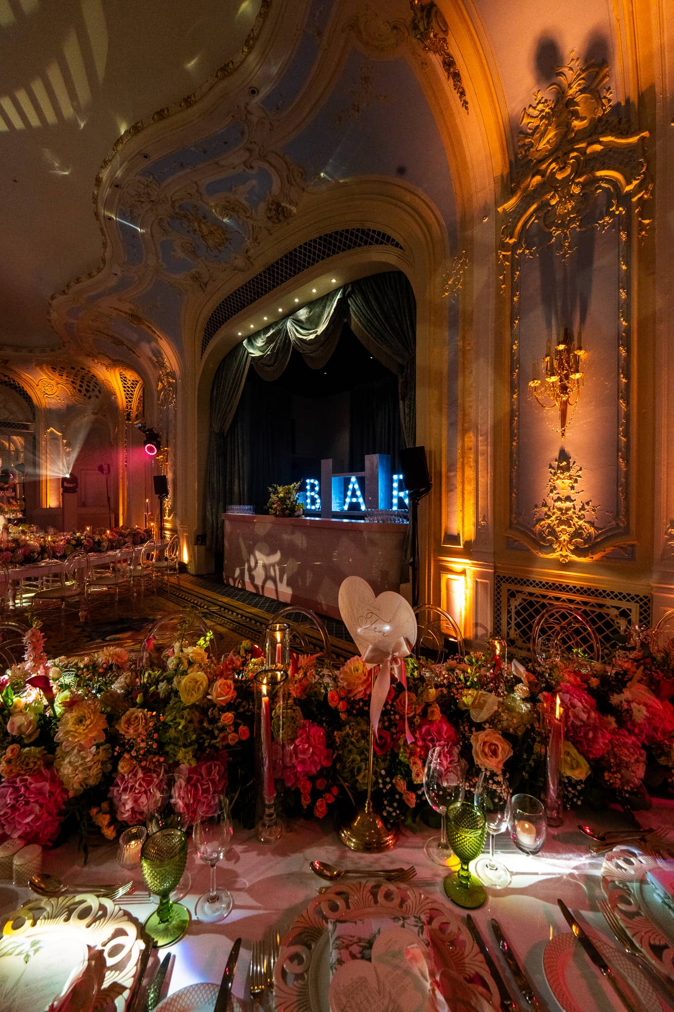 The bar from the tables