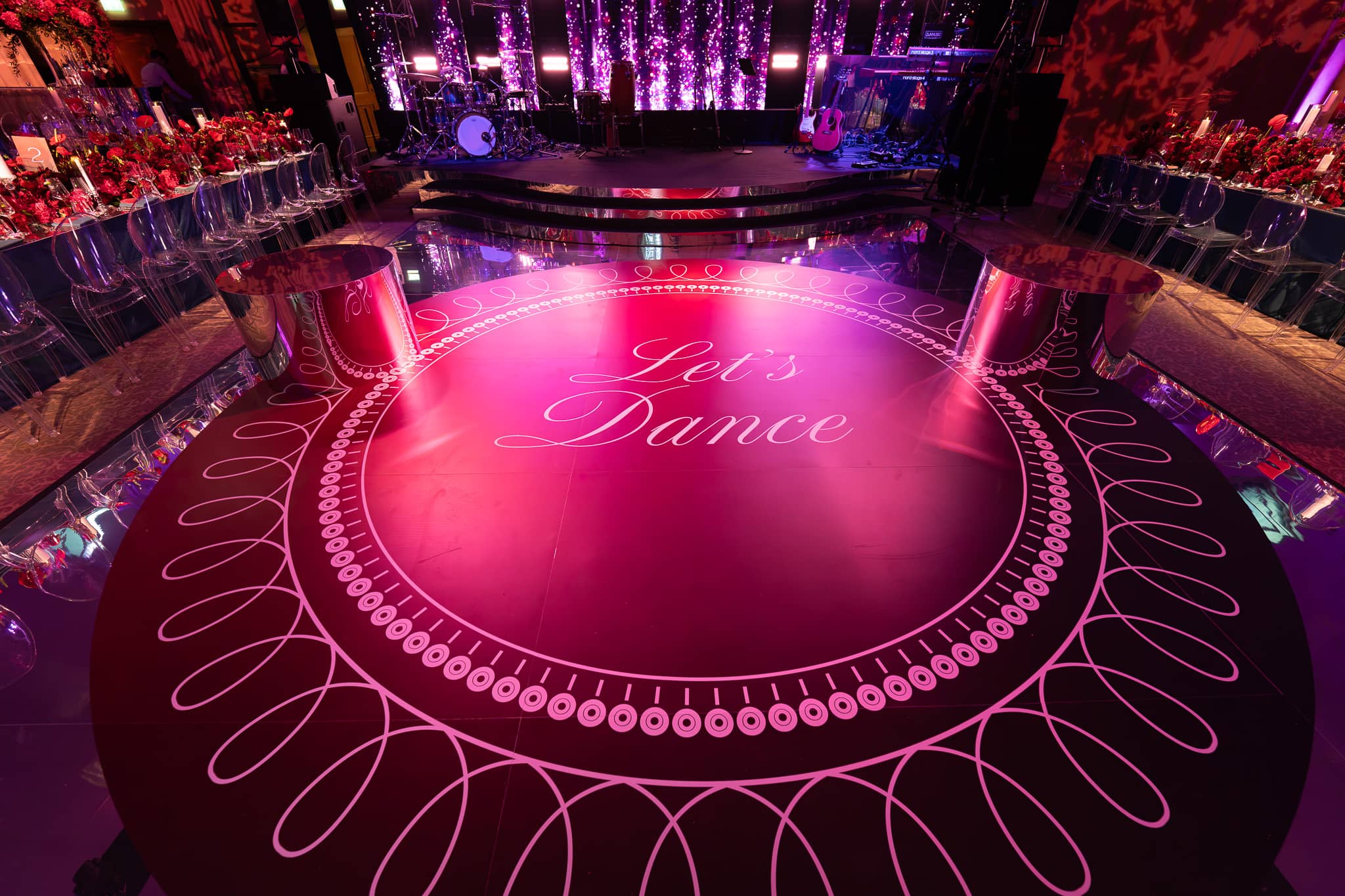 The bespoke printed dancefloor