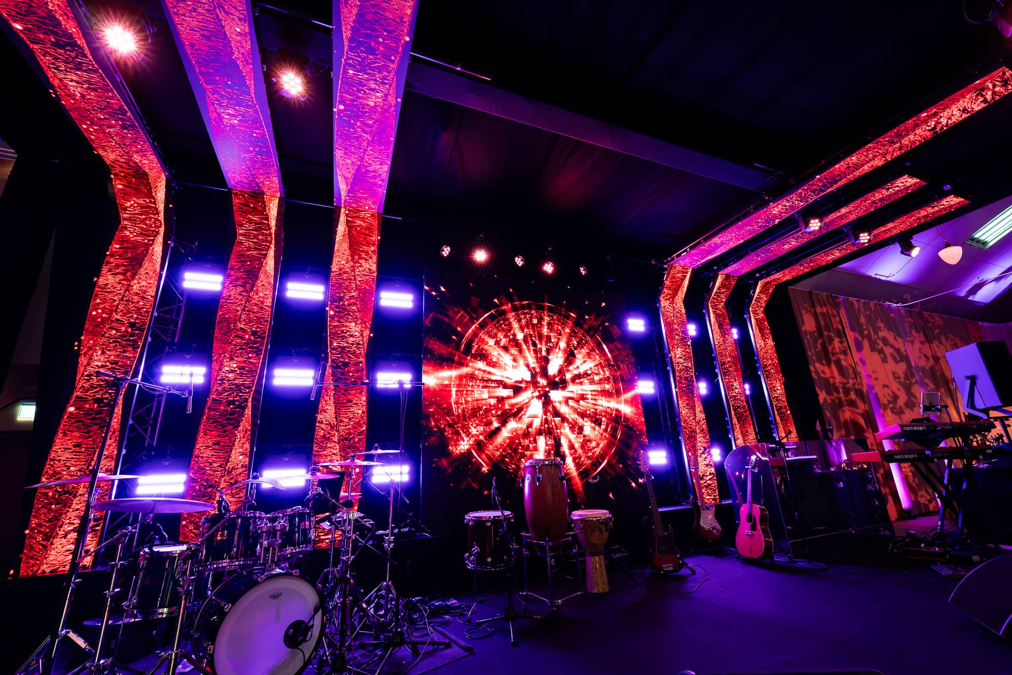 Wedding at Tatton Park, event production by Kudos AV