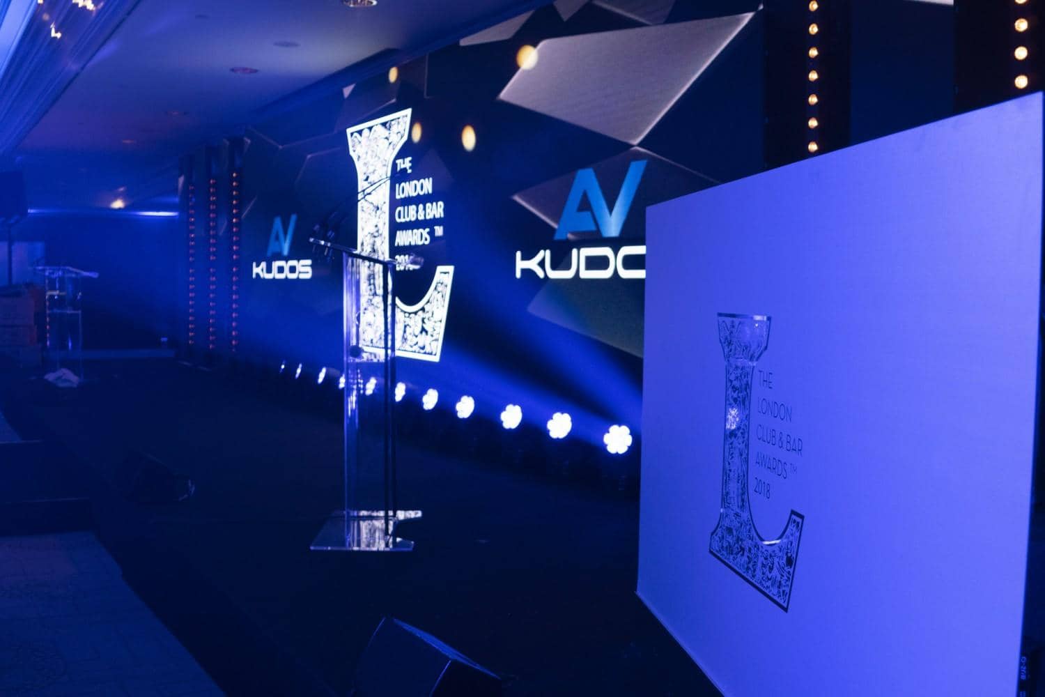 The London Club & Bar Awards, Kudos AV event production, photo 3