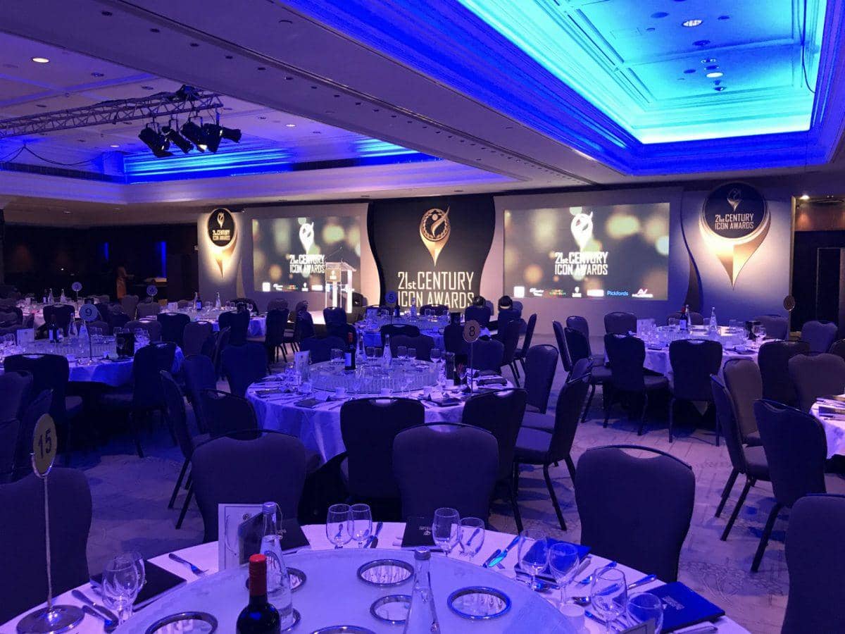 21st Century Icon Awards, event production by Kudos AV