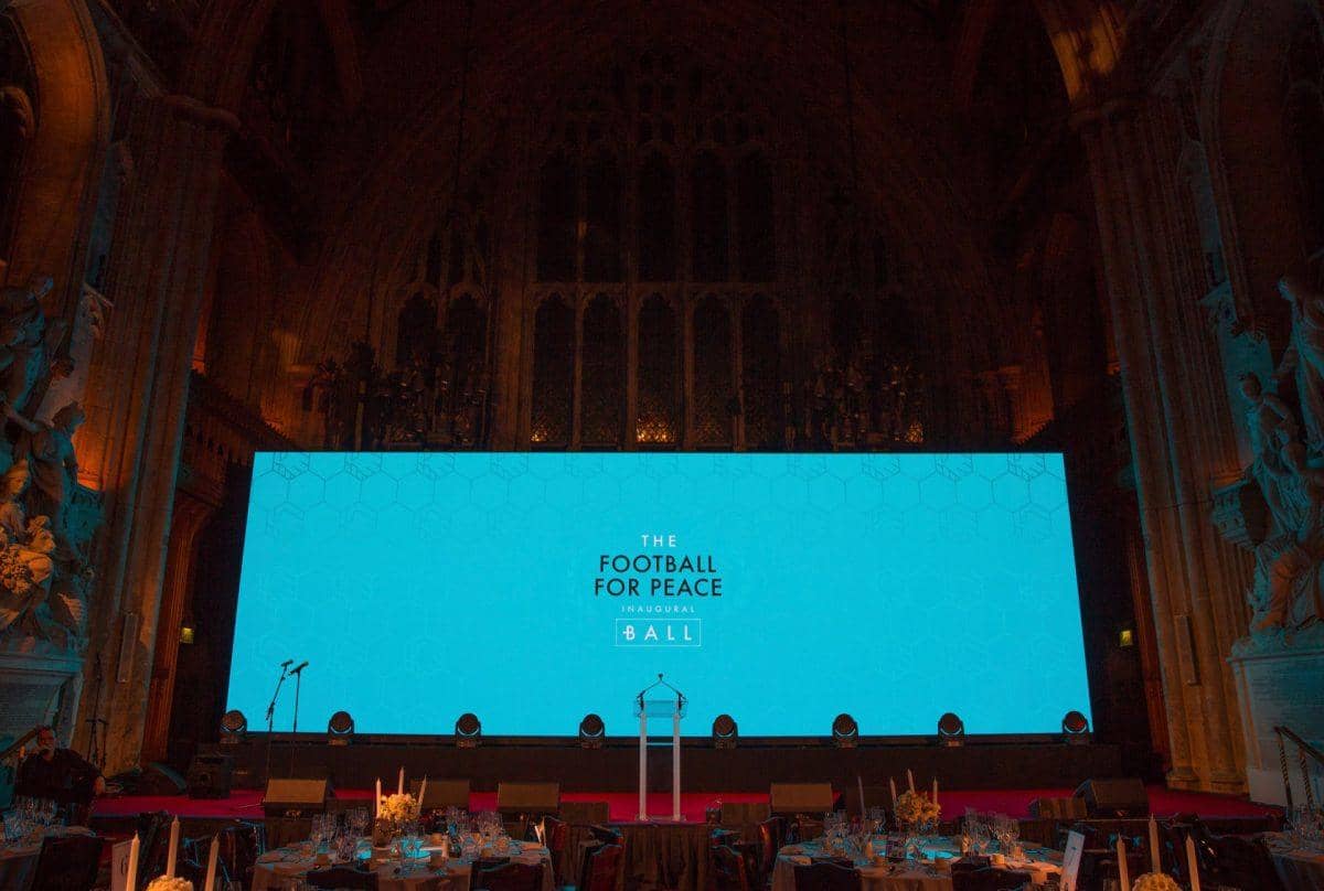 Football For Peace Ball, Kudos AV event production, photo 9