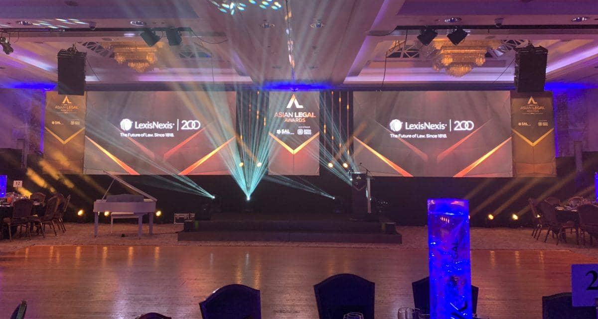 Asian Legal Awards, event production by Kudos AV