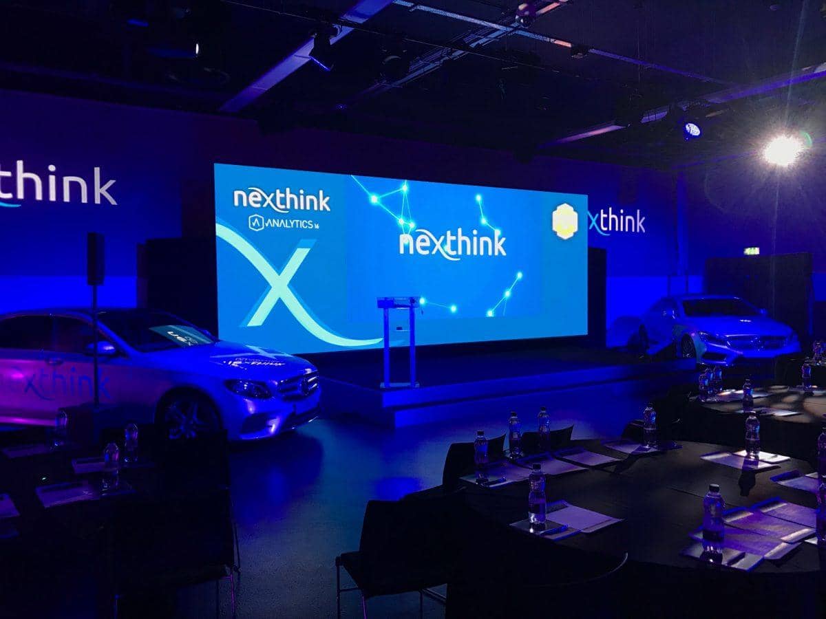 NexThink, event production by Kudos AV