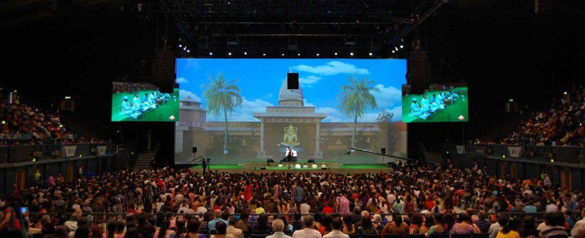 Morari Bapu, event production by Kudos AV