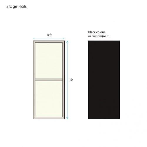 Stage Flat 10ft x 4ft hire | Kudos AV