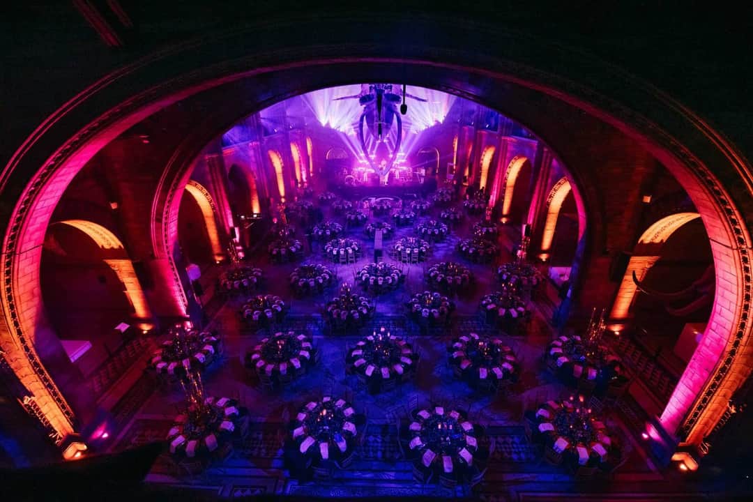 A corporate event at the Natural History Museum produced by Kudos AV