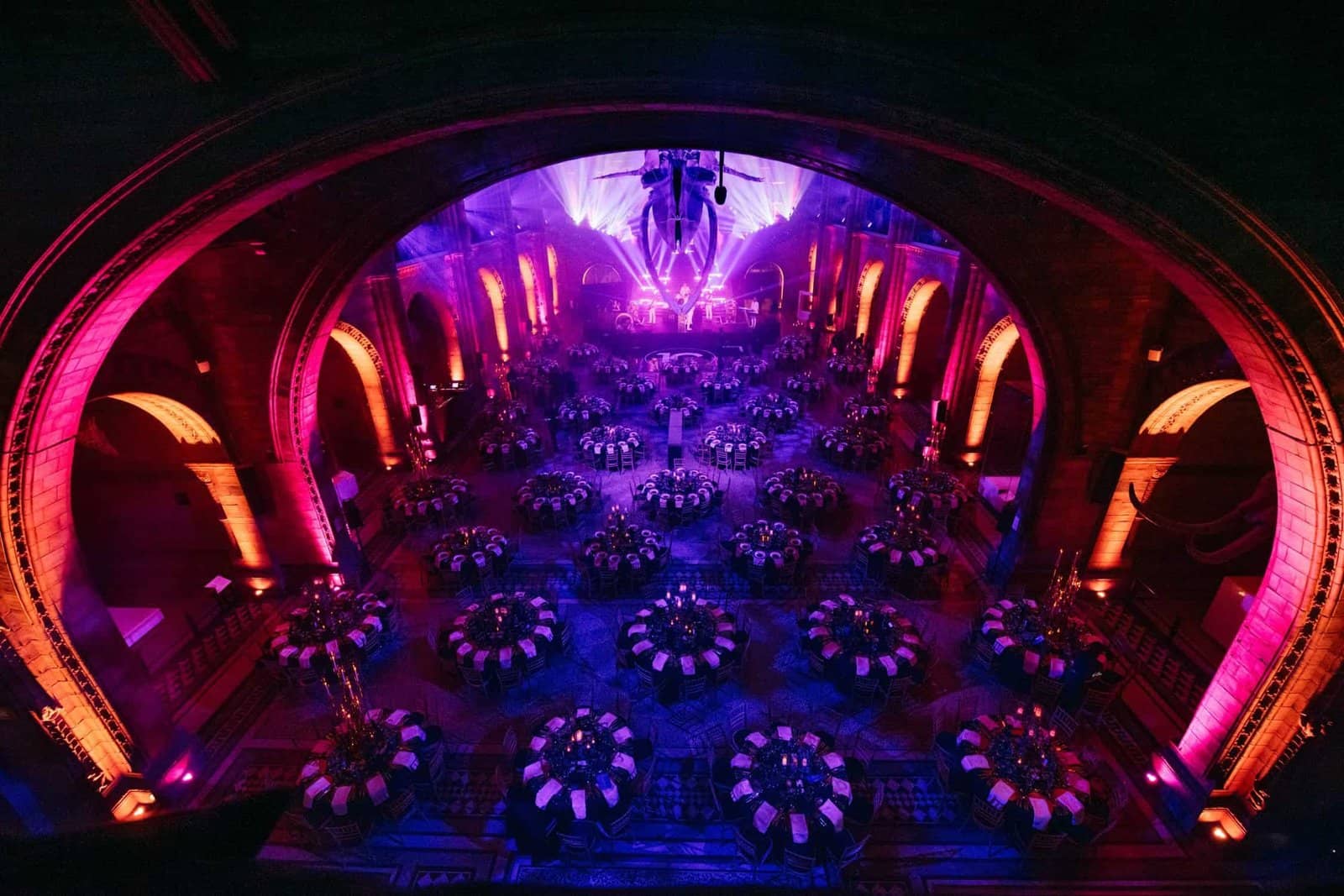 Kudos 10 at the Natural History Museum, event production by Kudos AV