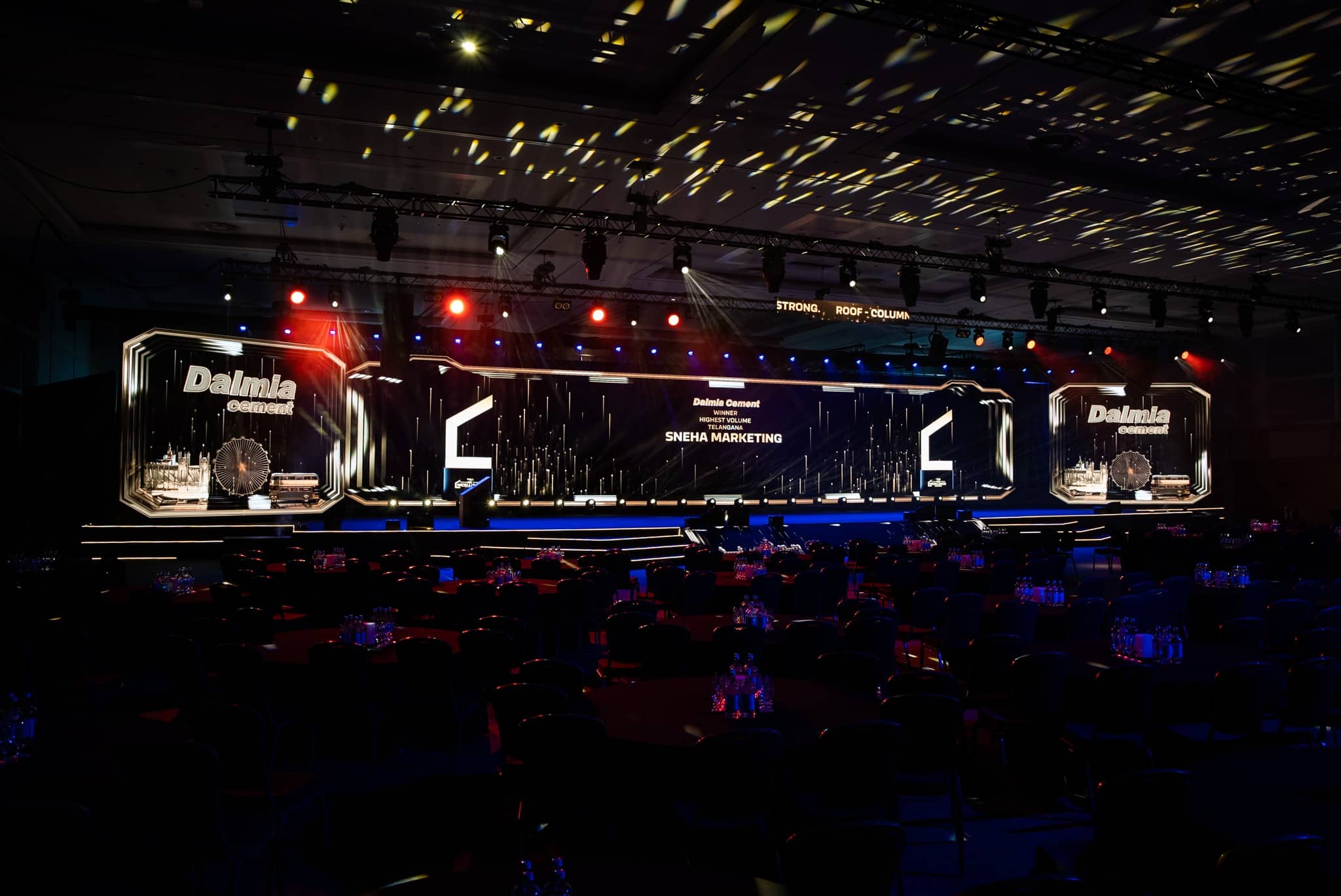 Dalmia Cement RCF Excellence Awards at InterContinental London - The O2, Kudos AV event production, photo 5