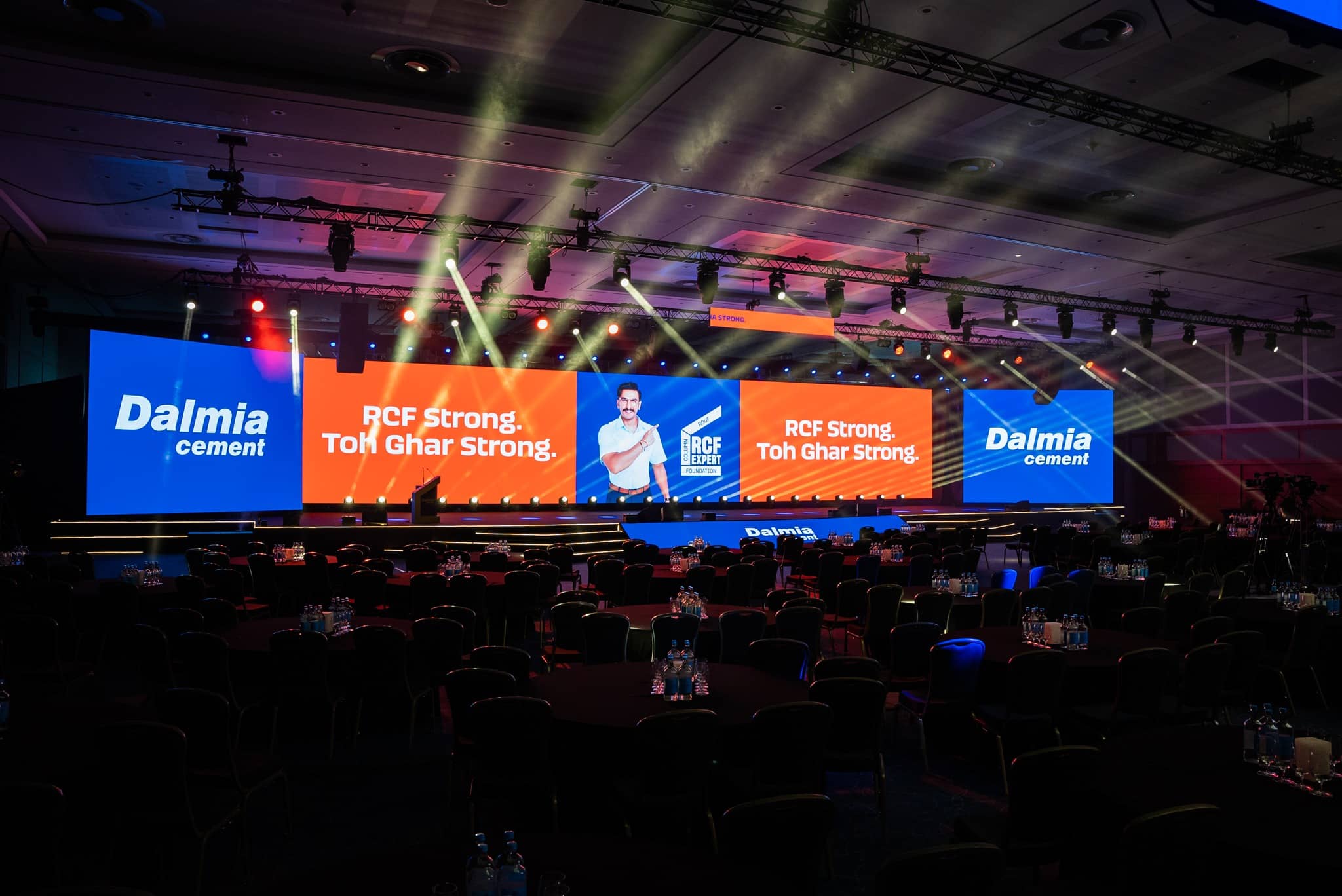 Dalmia Cement RCF Excellence Awards at InterContinental London - The O2, Kudos AV event production, photo 6