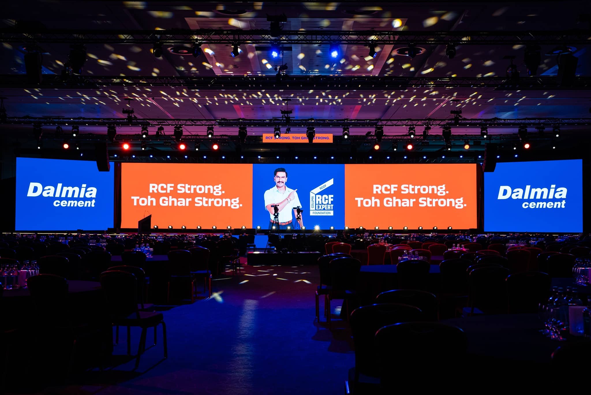 Dalmia Cement RCF Excellence Awards at InterContinental London - The O2, Kudos AV event production, photo 3