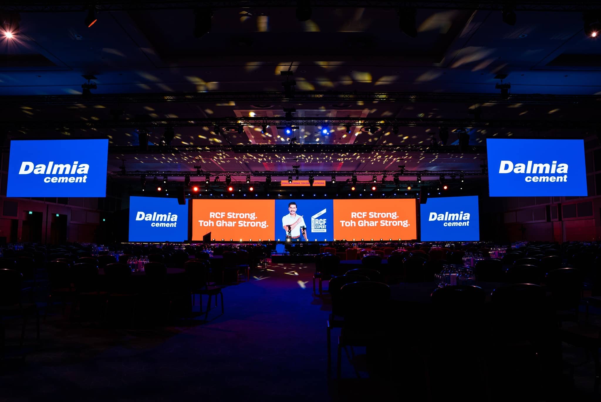 Dalmia Cement RCF Excellence Awards at InterContinental London - The O2, Kudos AV event production, photo 1