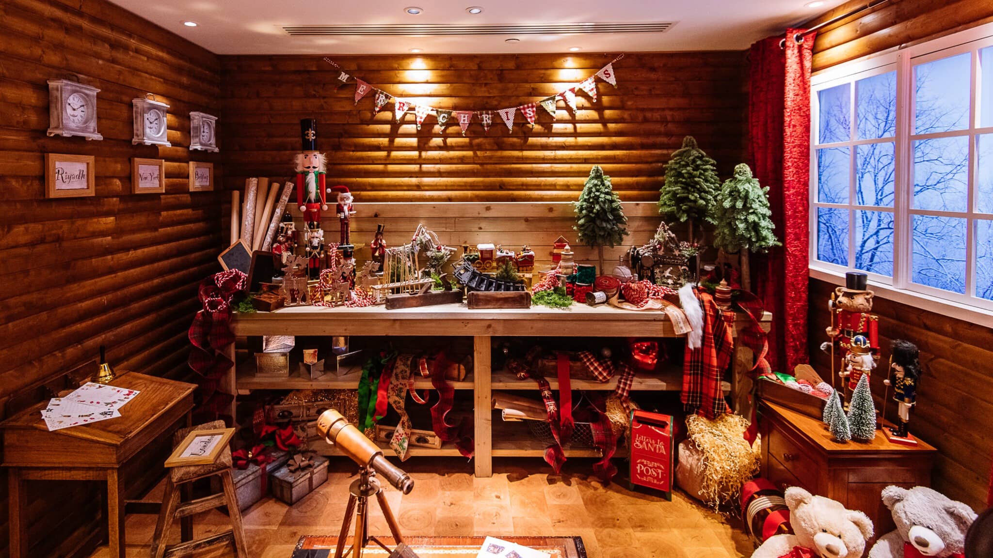 Hilton London Metropole: Santa's Grotto Immersive Festive Activation, Kudos AV event production, photo 9
