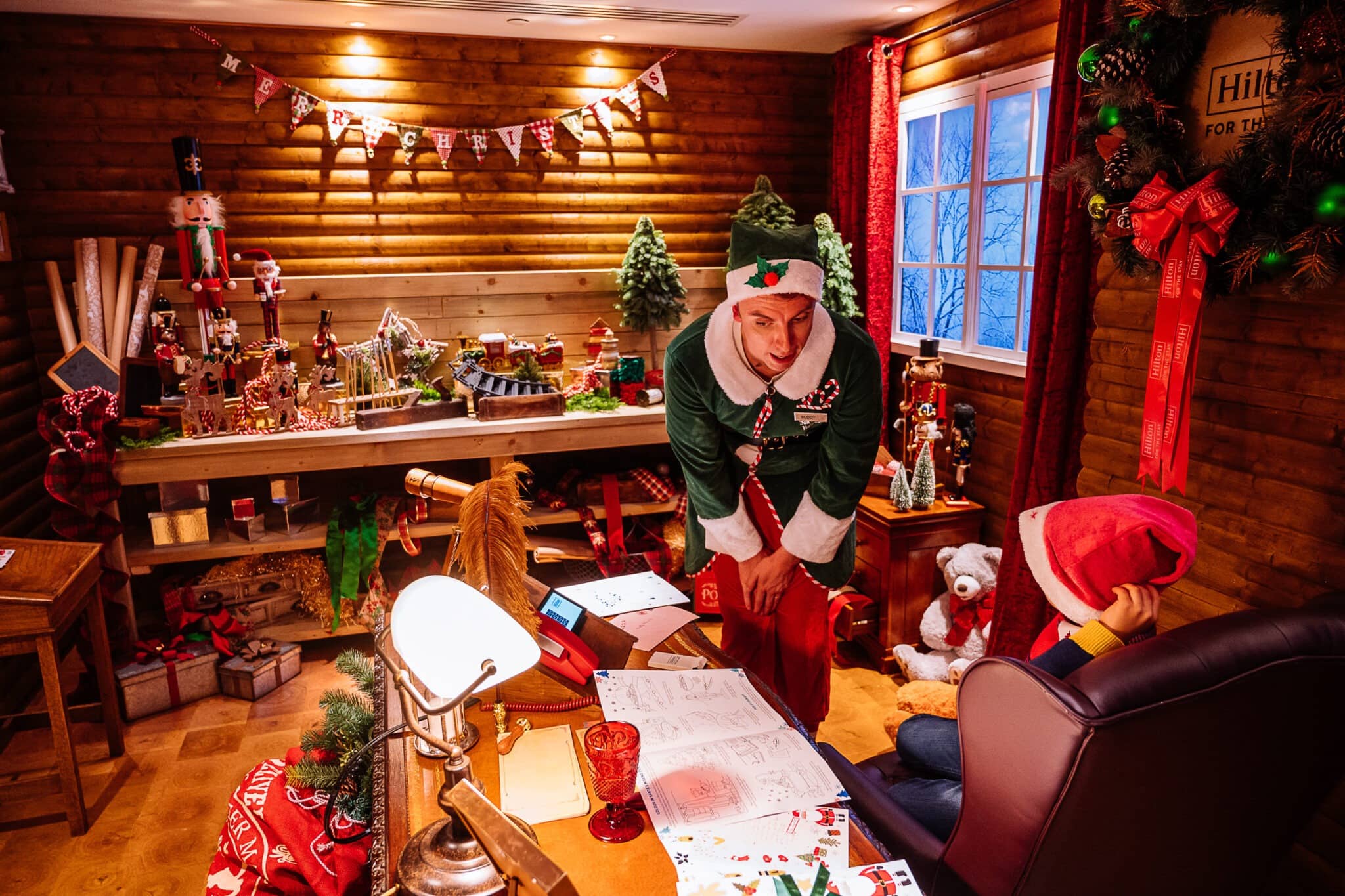 Hilton London Metropole: Santa's Grotto Immersive Festive Activation, Kudos AV event production, photo 6