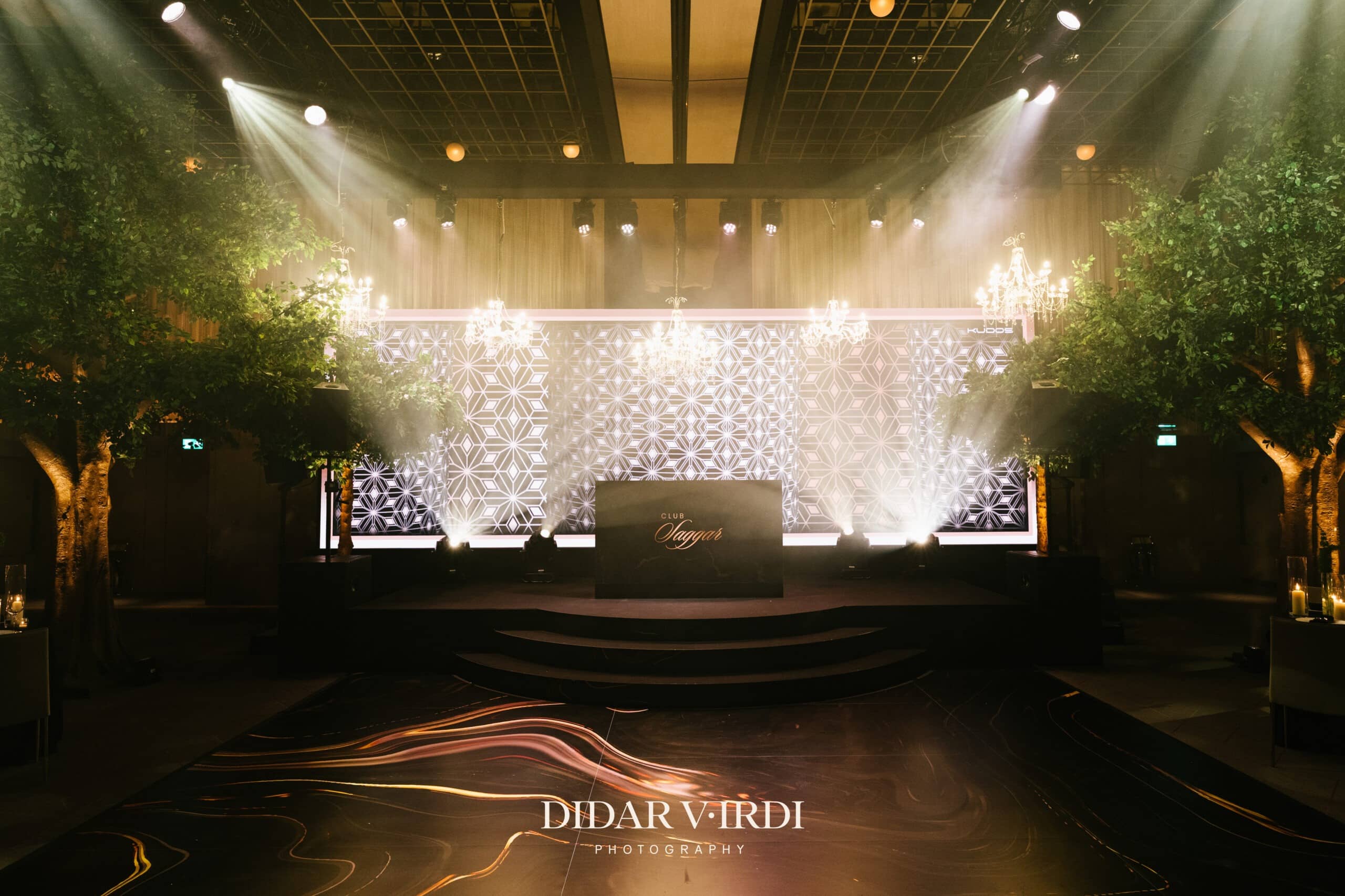 Luxury wedding production at The Londoner, Kudos AV event production, photo 1