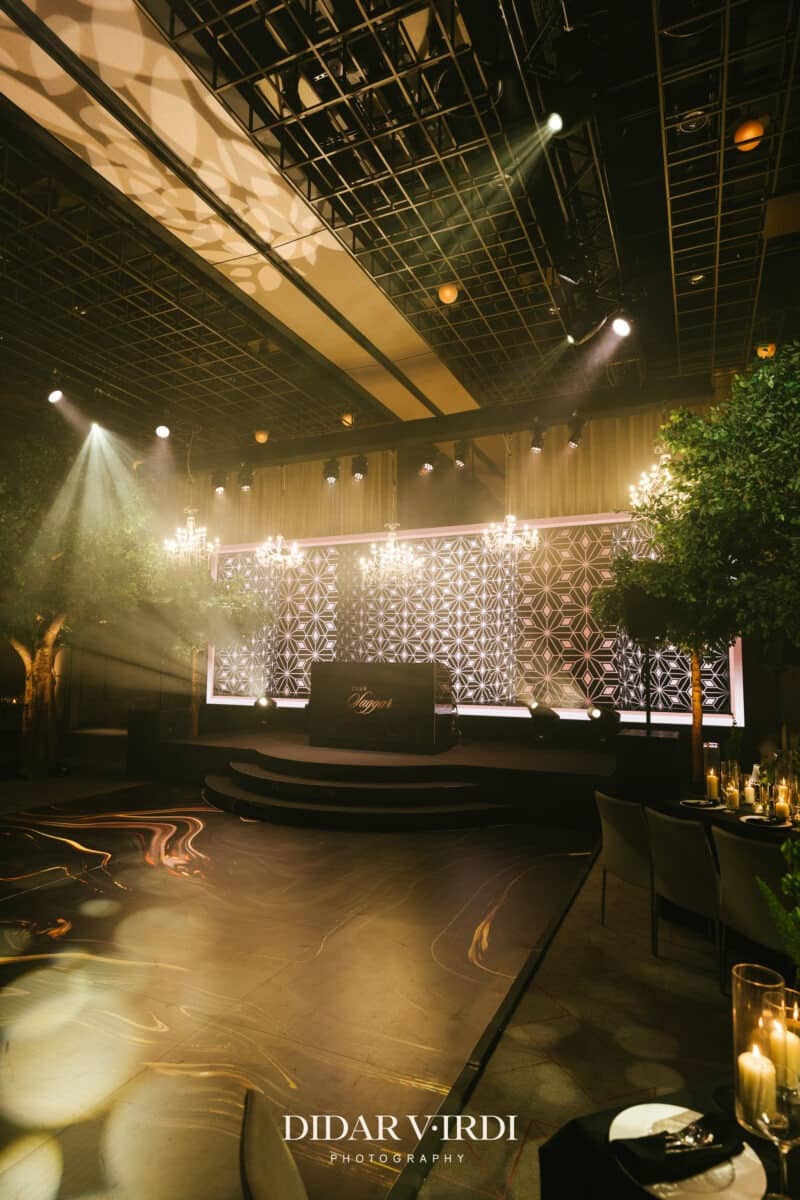 Luxury wedding production at The Londoner, Kudos AV event production, photo 4