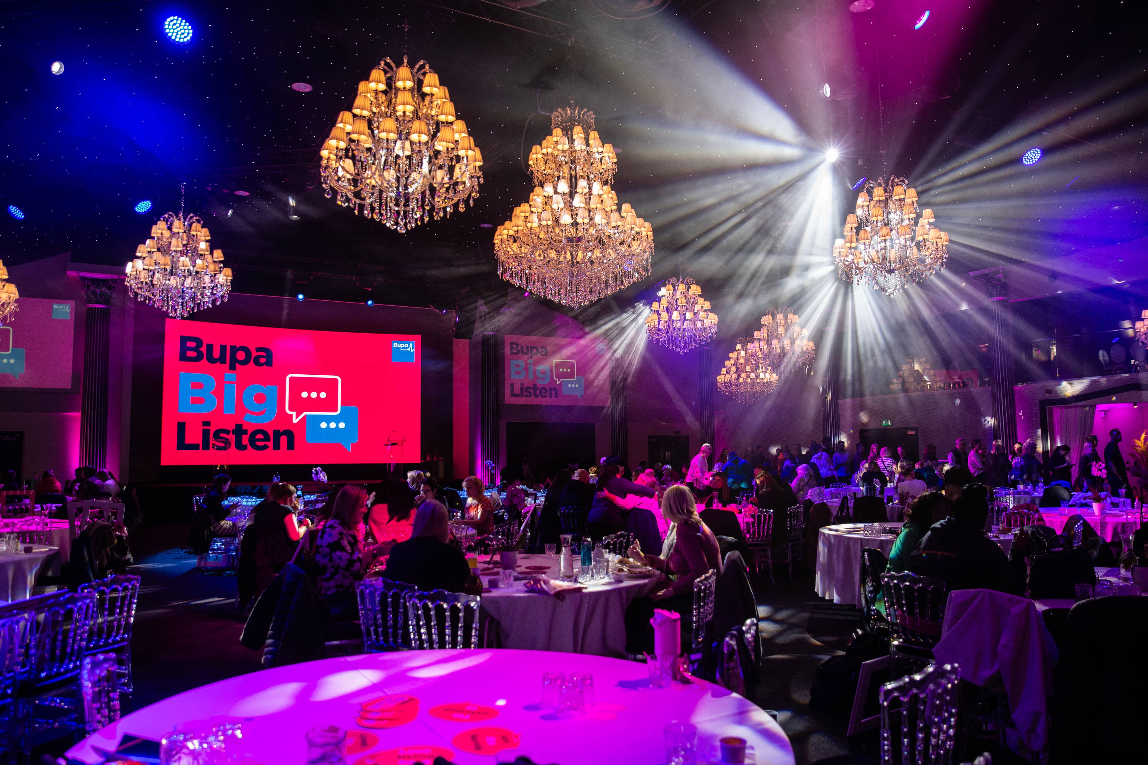 The Bupa Big Listen, Kudos AV event production, photo 2