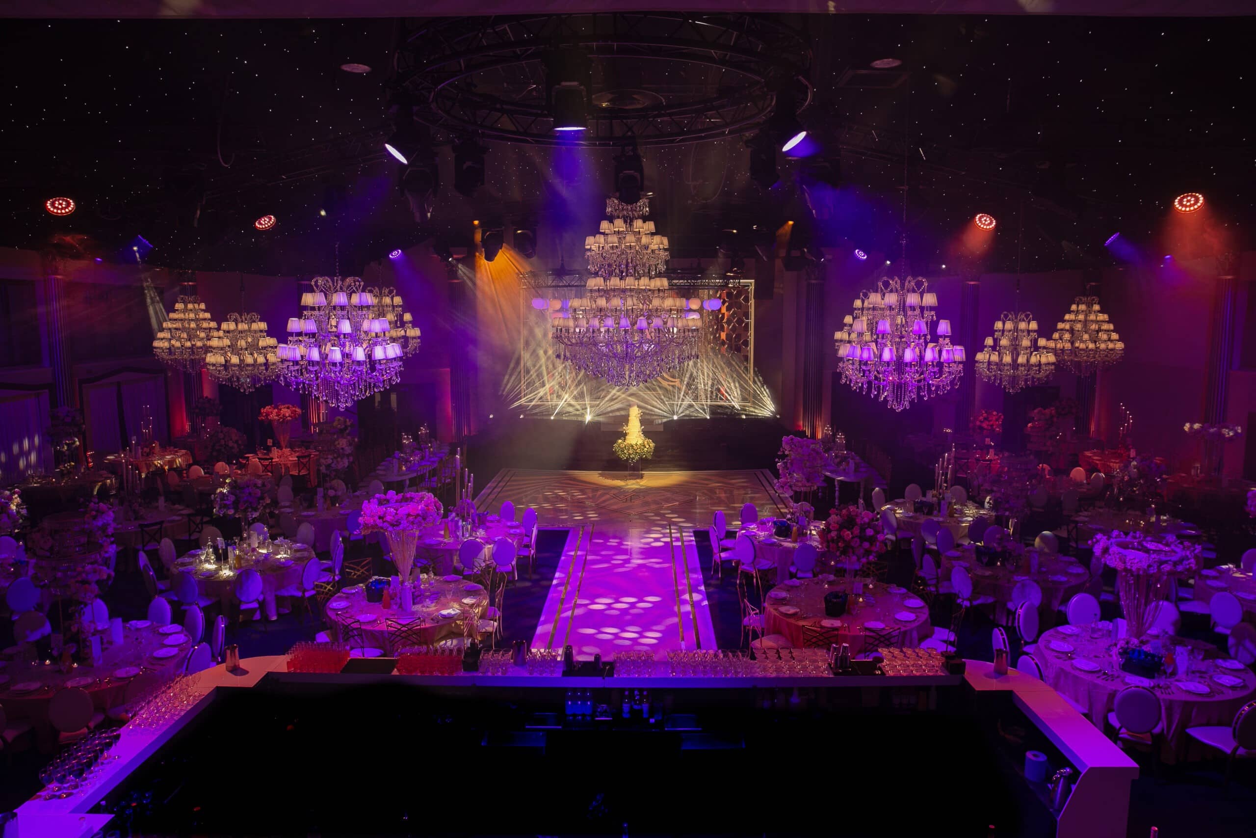 Private Wedding at Dallas Burston Polo Club, event production by Kudos AV