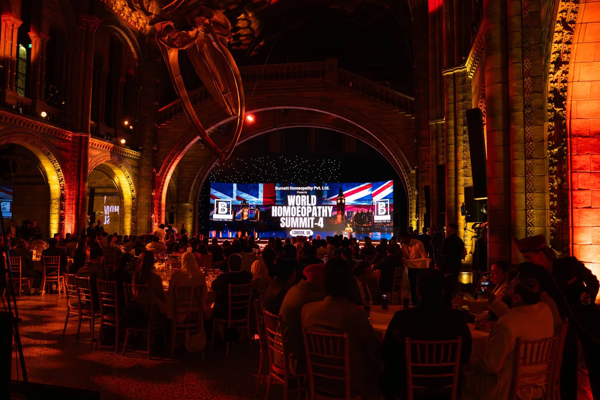 World Homoeopathy Summit 4.0 at the Natural History Museum, event production by Kudos AV