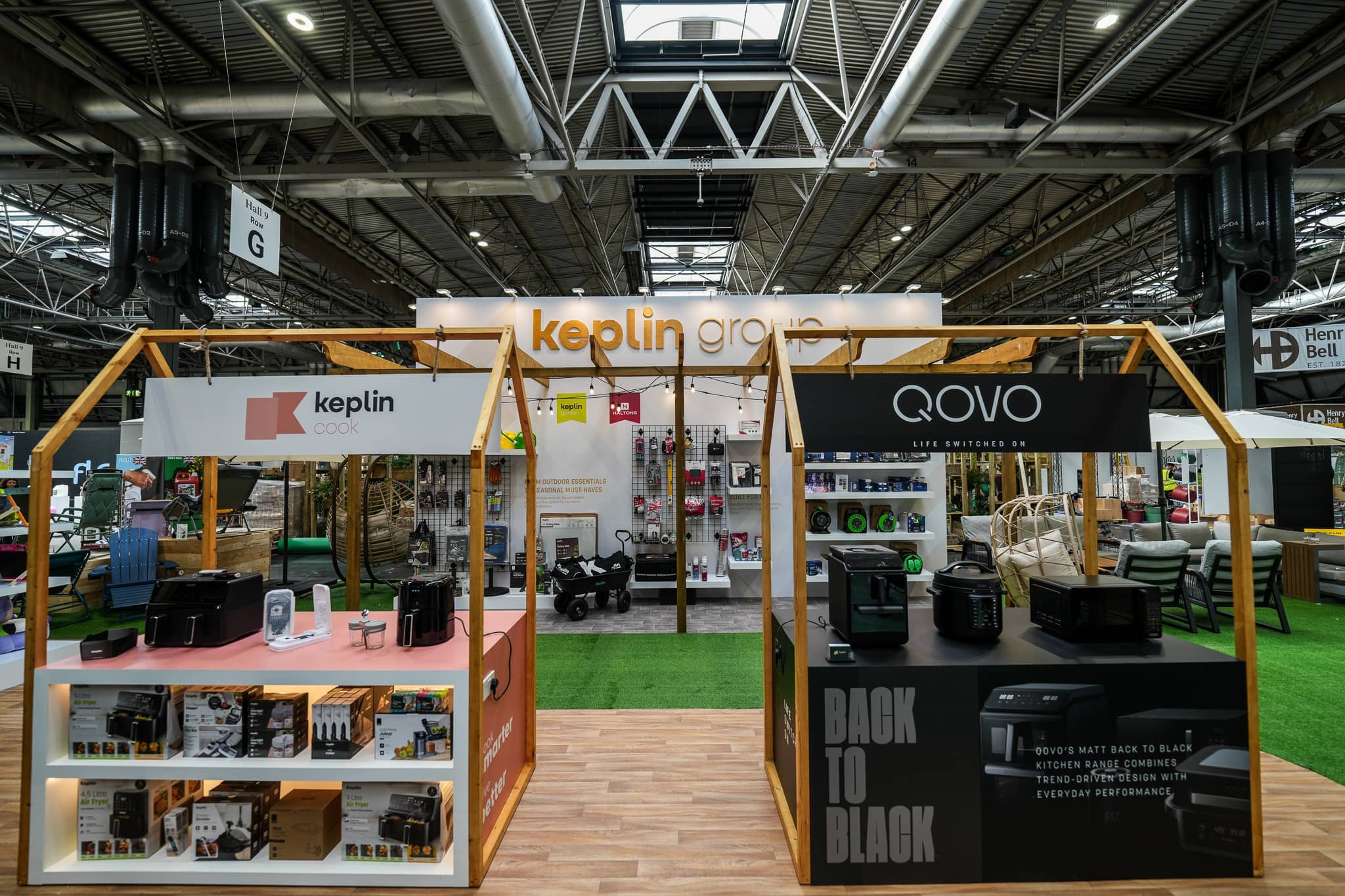 Keplin Group exhibition stand at Glee Birmingham, designed and built by Kudos AV