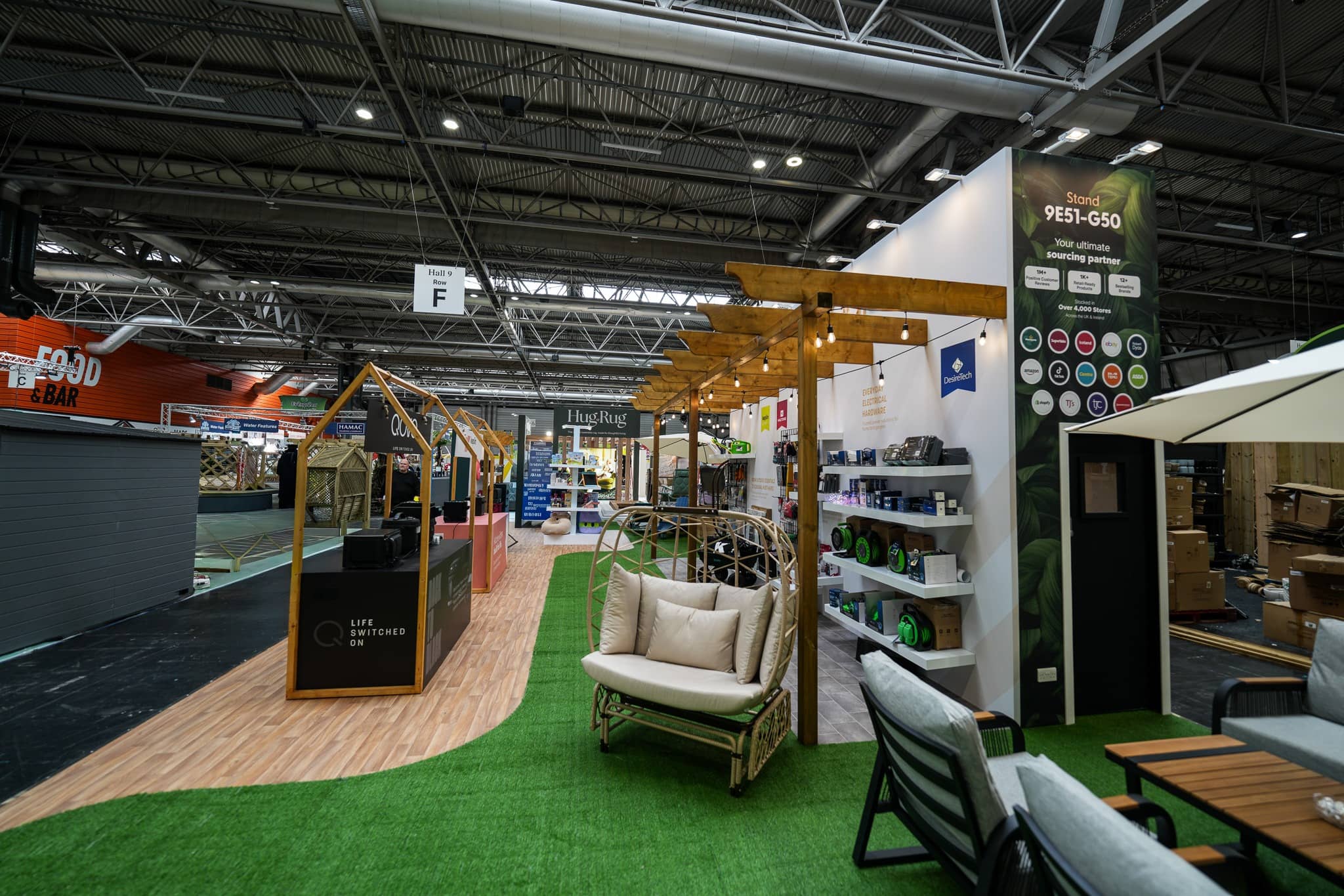 Keplin Group exhibition stand at Glee Birmingham, designed and built by Kudos AV