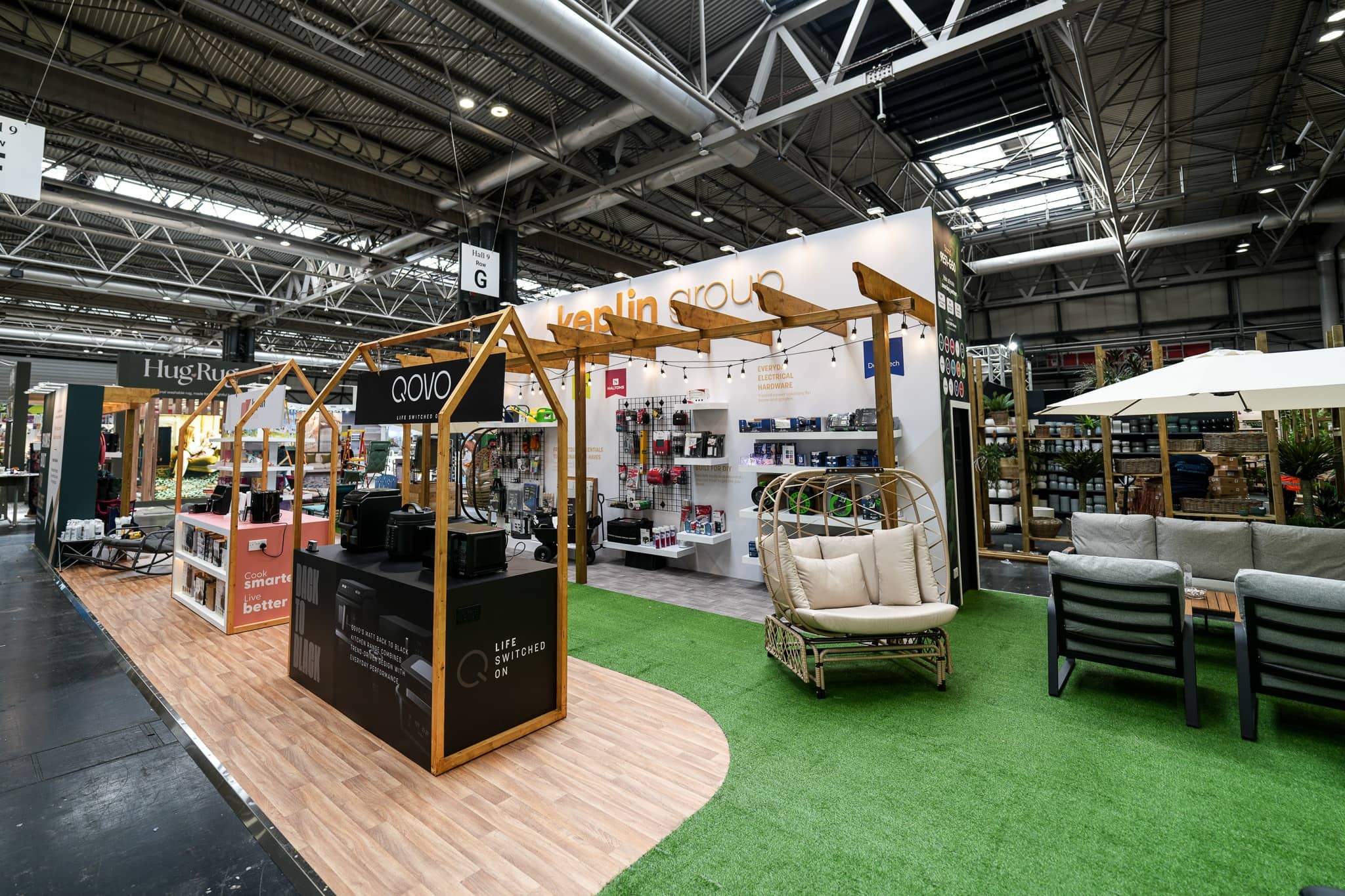 Exhibition Stand at Glee Birmingham, Keplin Group, production by Kudos AV