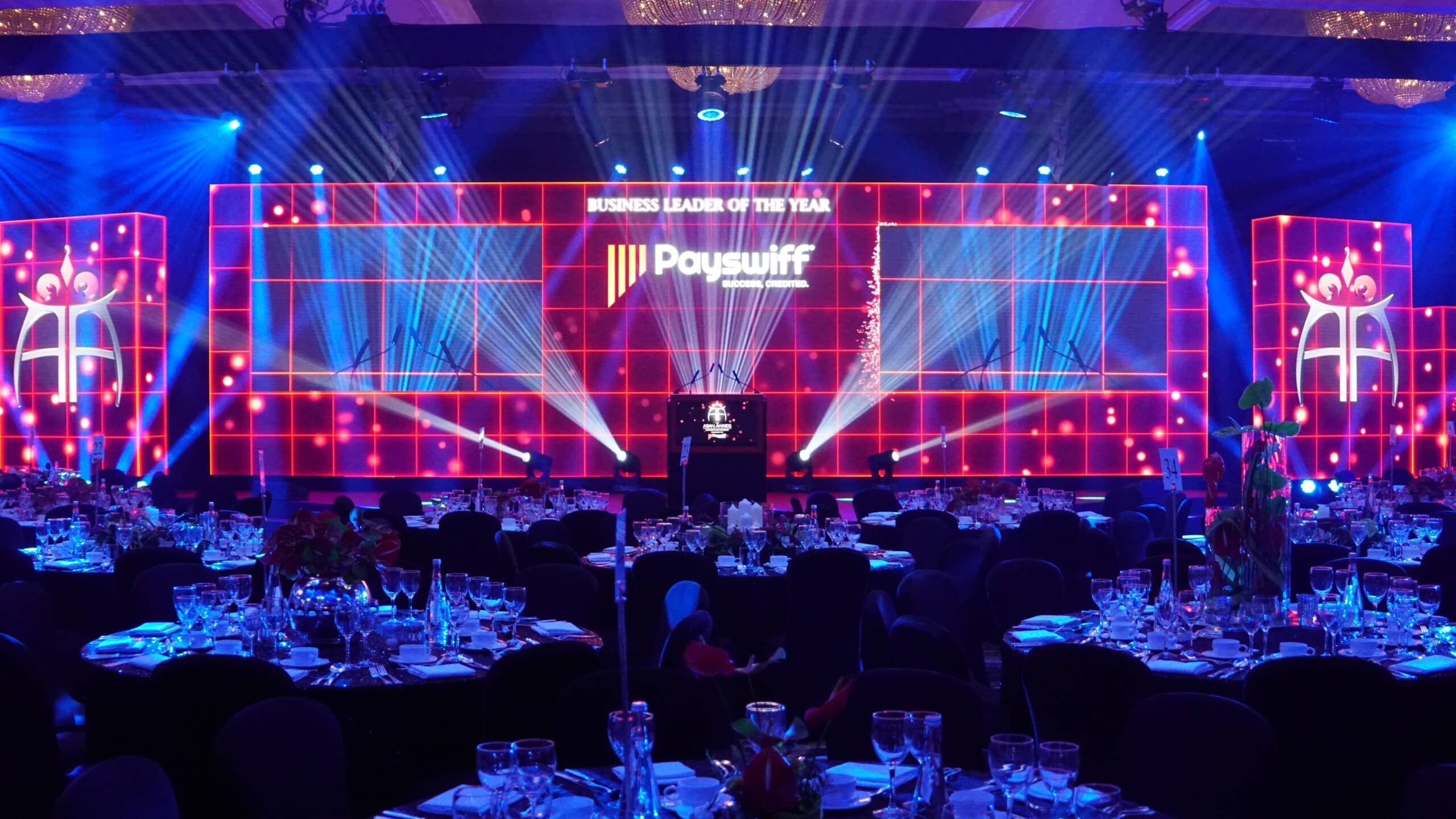 The Asian Awards, Kudos AV event production, photo 1