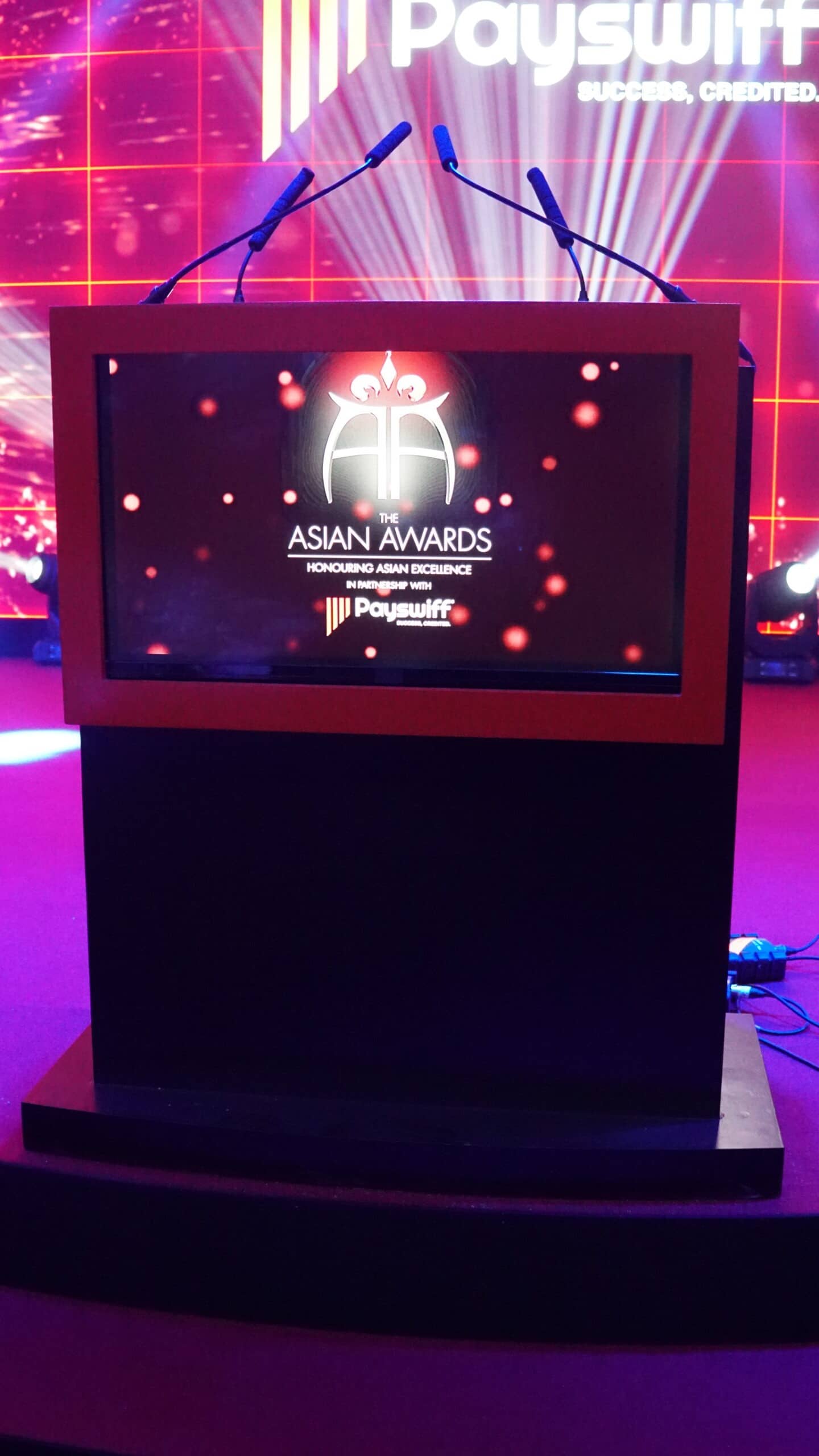 The Asian Awards, Kudos AV event production, photo 3