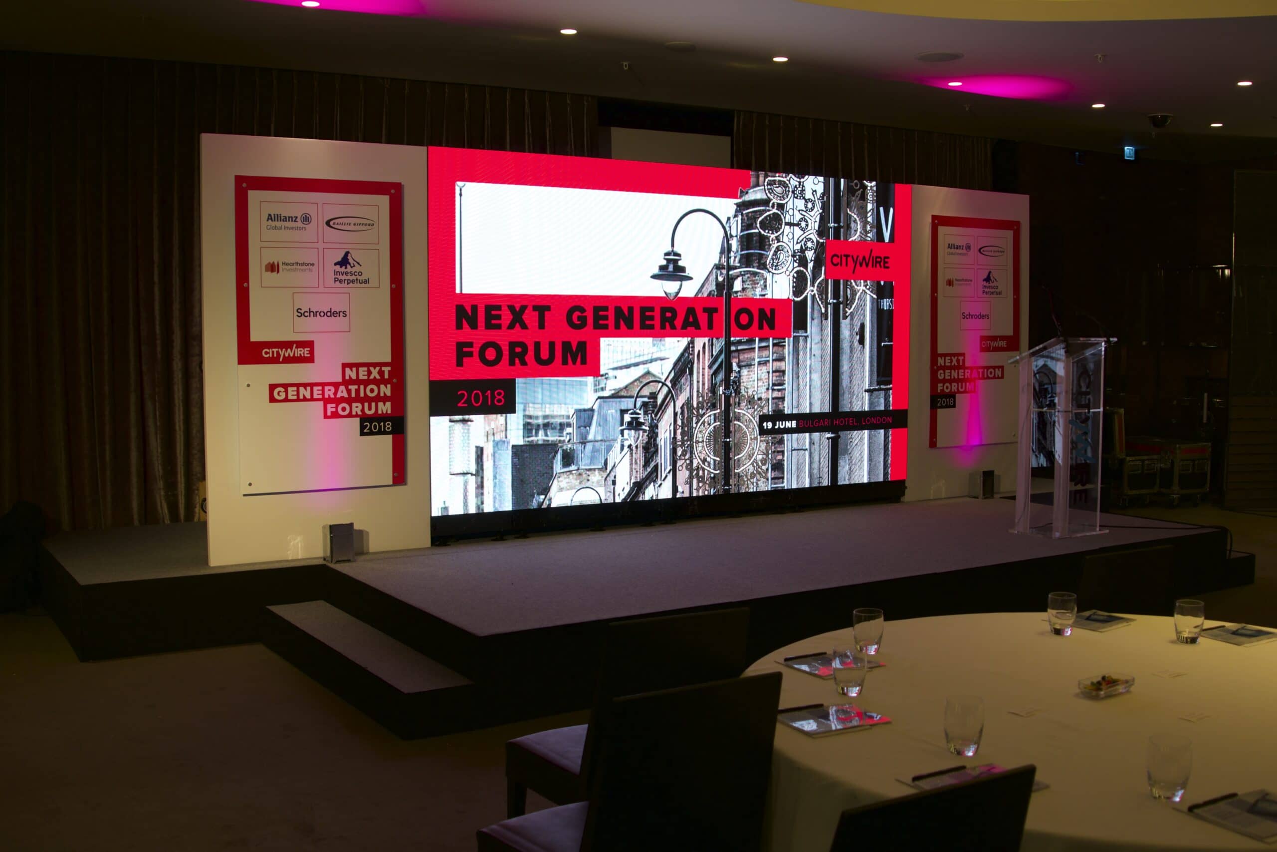 Citywire conference AV production by Kudos AV 2