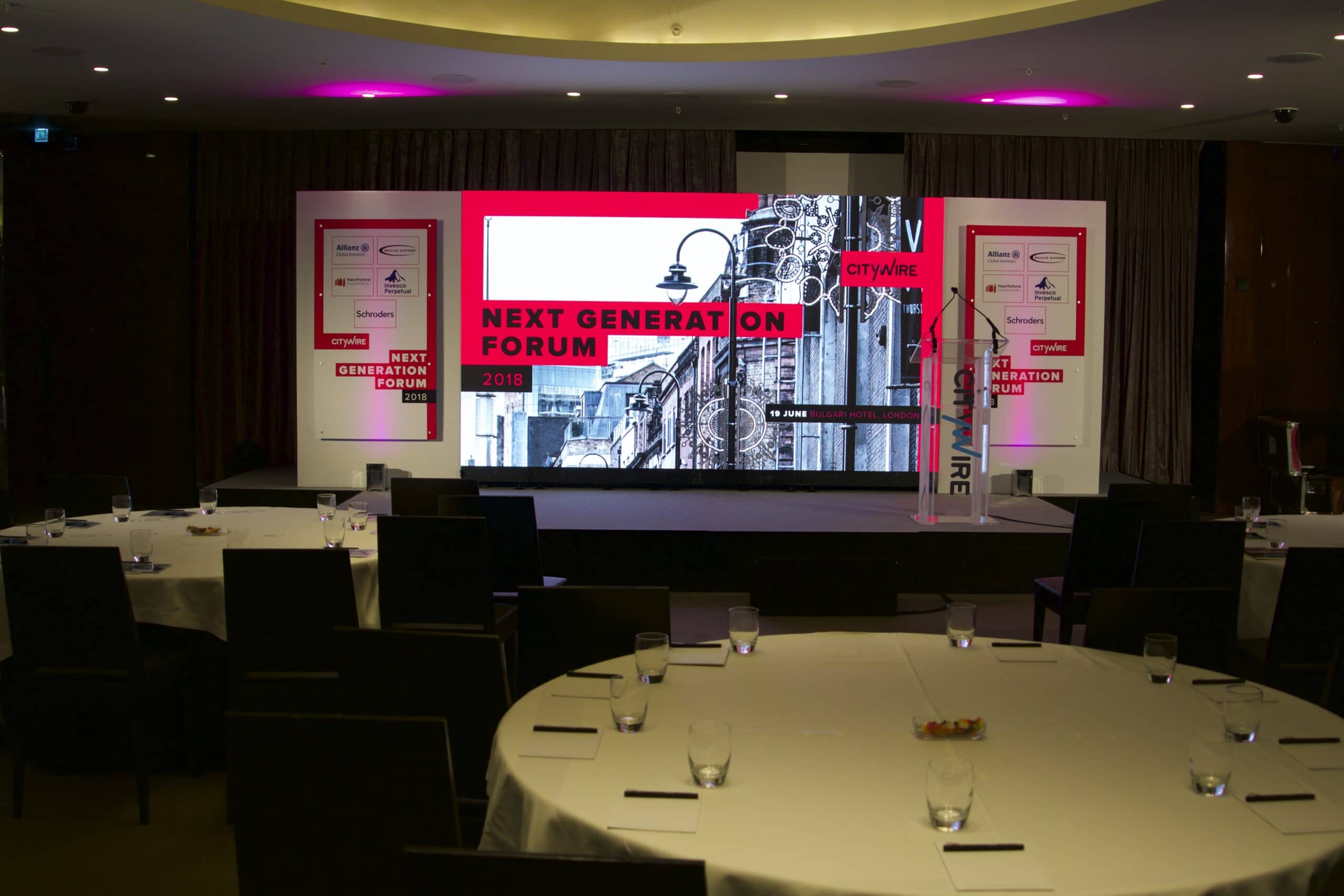 Citywire conference AV production by Kudos AV 3