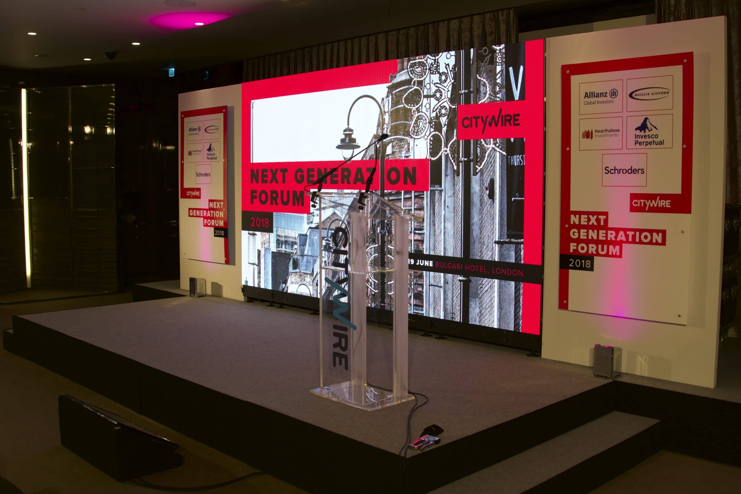 Citywire conference AV production by Kudos AV 1