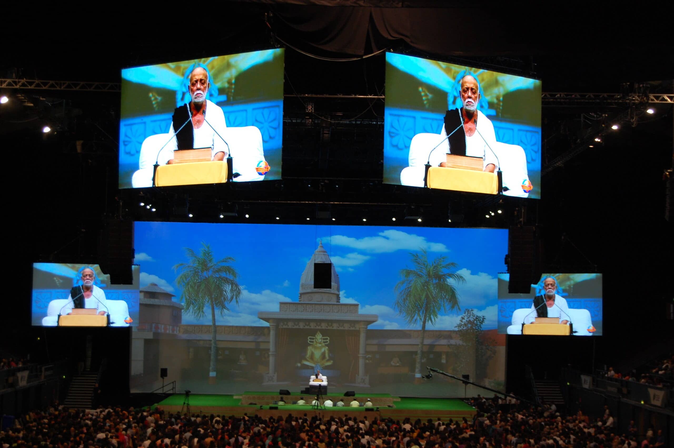 Morari Bapu: Large-Scale Cultural Event, event production by Kudos AV
