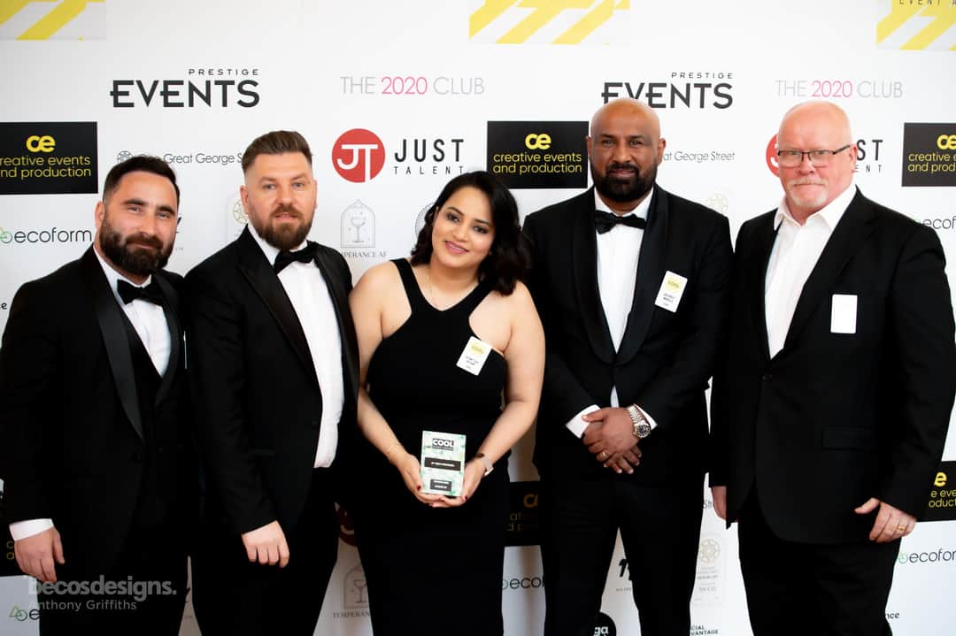 Kudos AV wins AV / Tech Provider at the Cool Event Awards