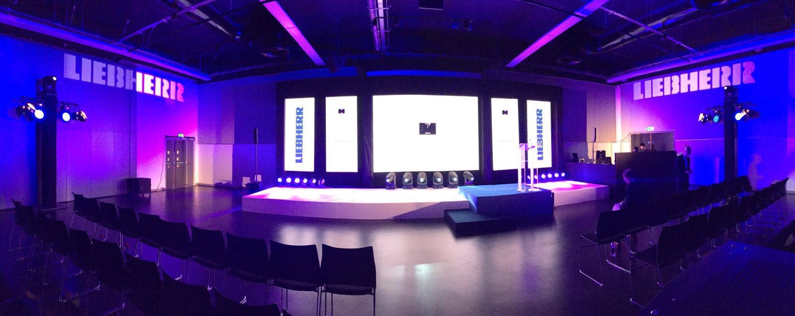 Liebherr corporate conference AV production by Kudos AV, image 1