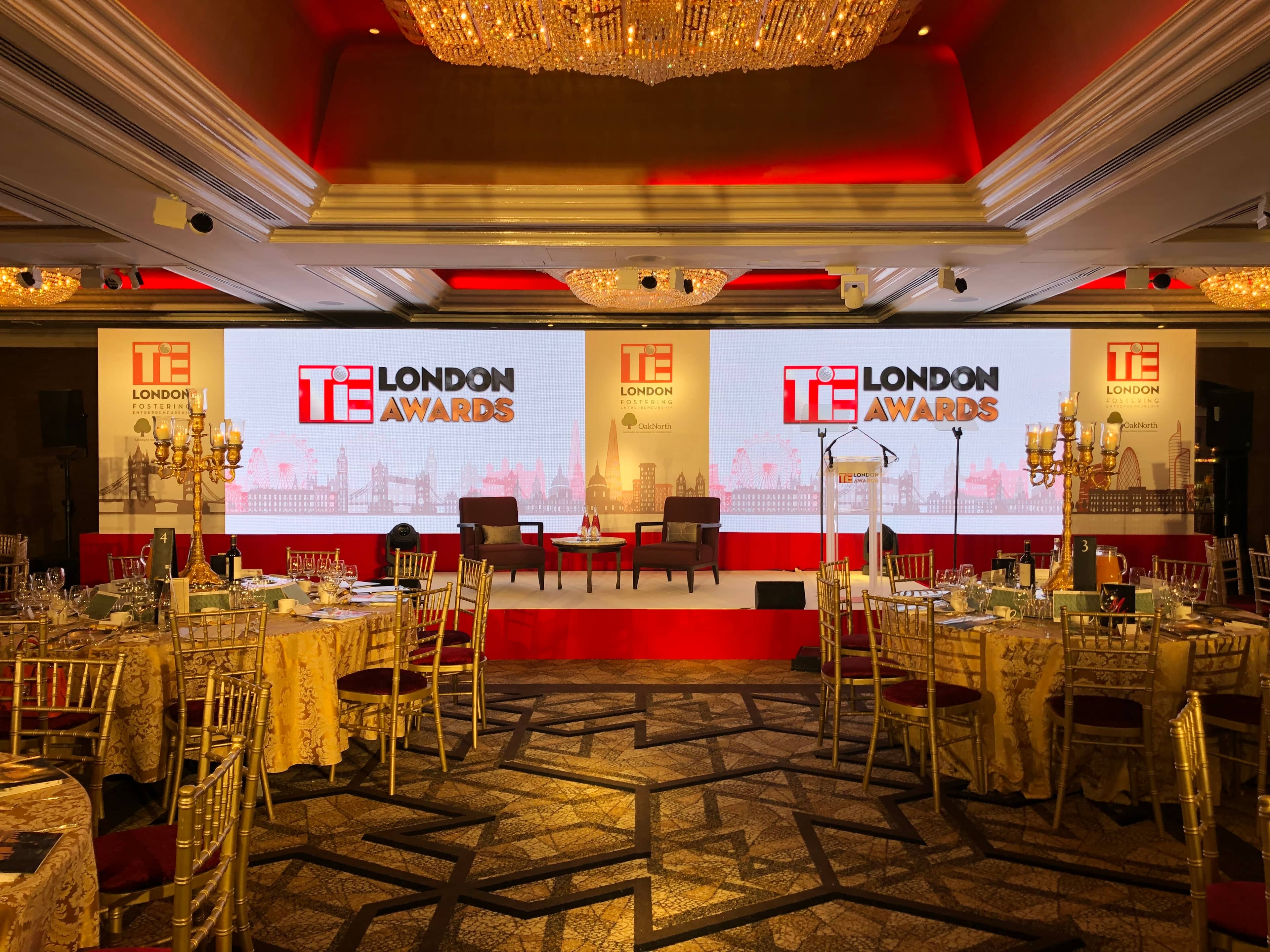 TiE London Awards production photo 4, Jumeirah Carlton Tower