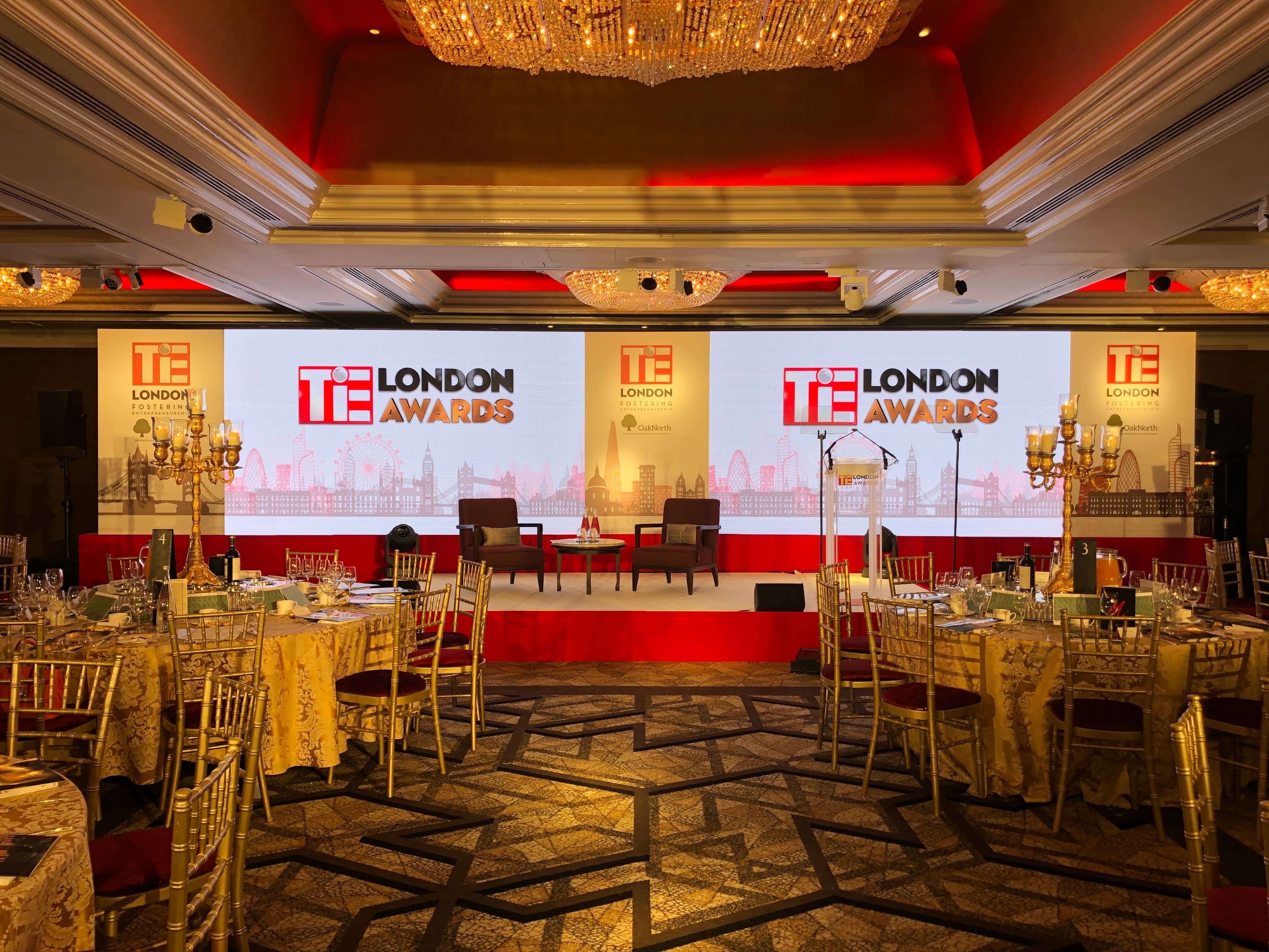 TiE London Awards production photo 1, Jumeirah Carlton Tower