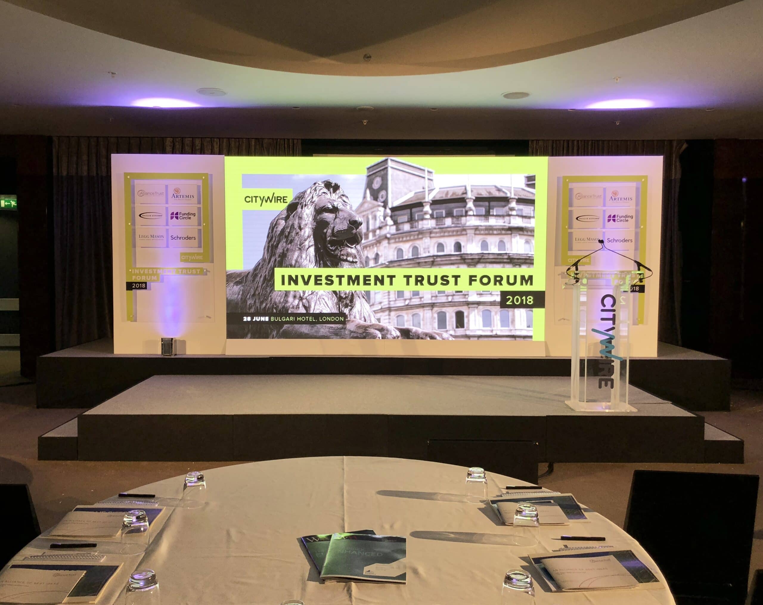 Citywire conference AV production by Kudos AV 1