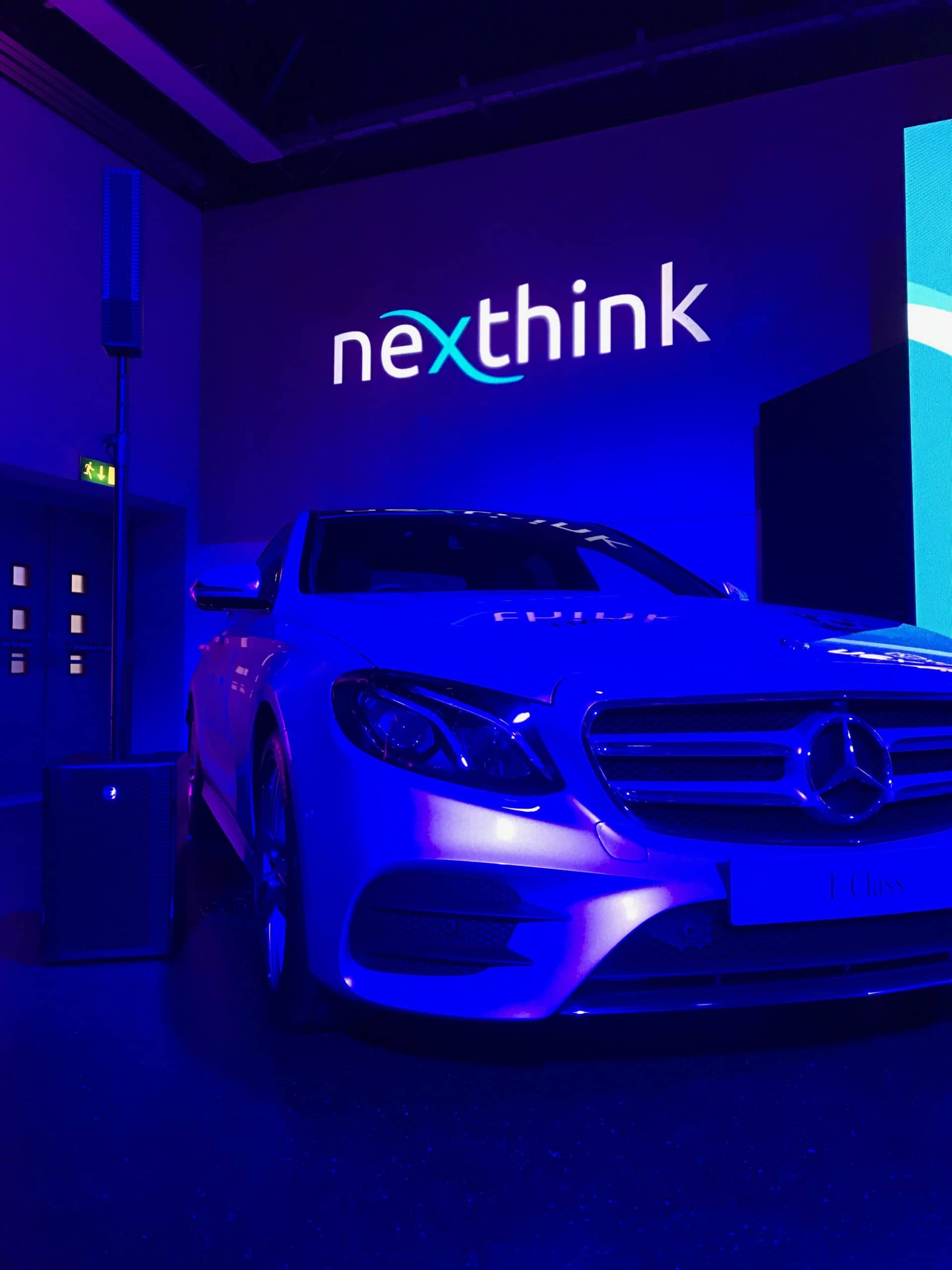 Nexthink: Full technical production for Nexthink's corporate conference in London, stage, LED, lighting and live event management for a polished professional audience., Kudos AV event production, photo 6