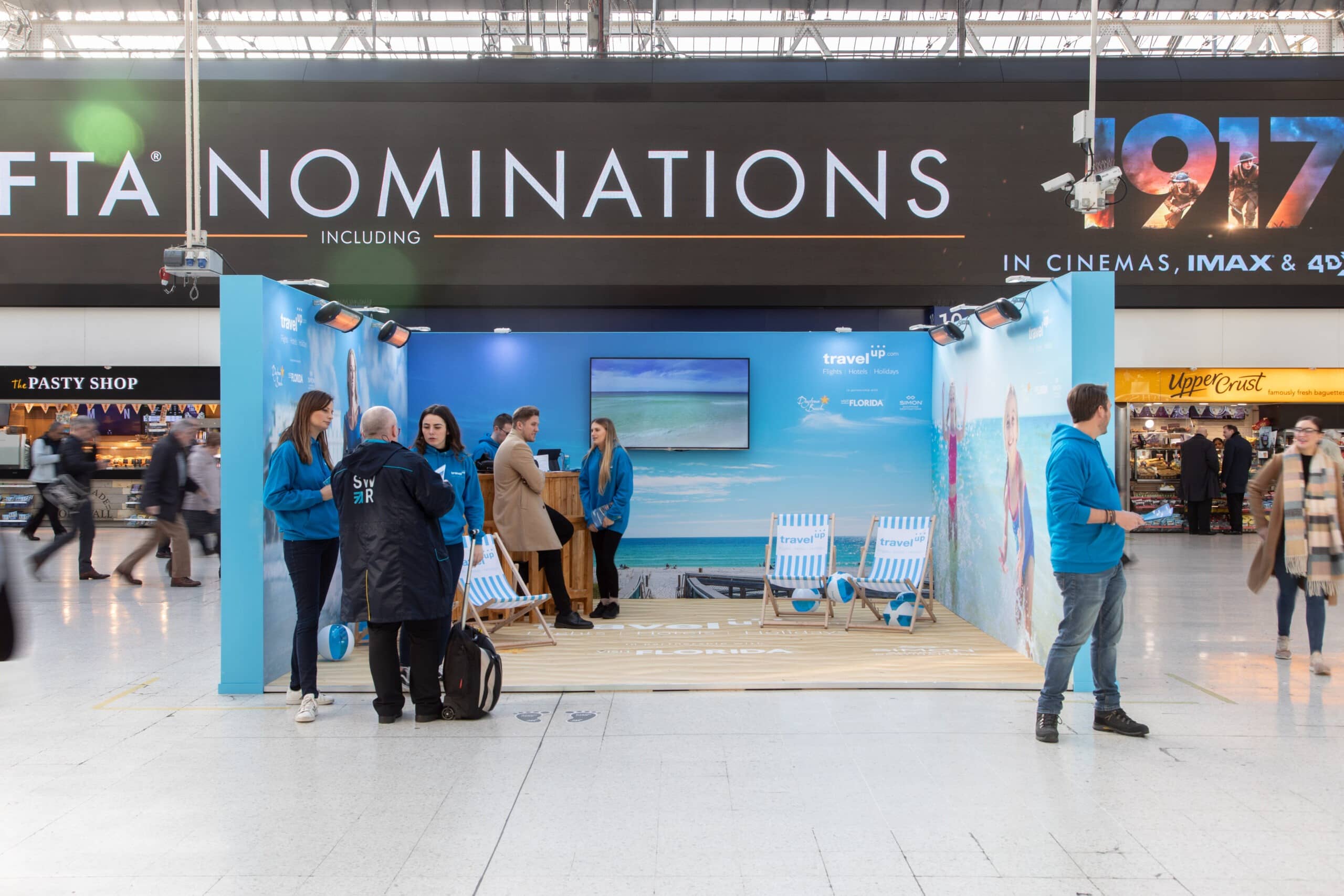Travel Up, Florida Beach Pop-Up at London Waterloo