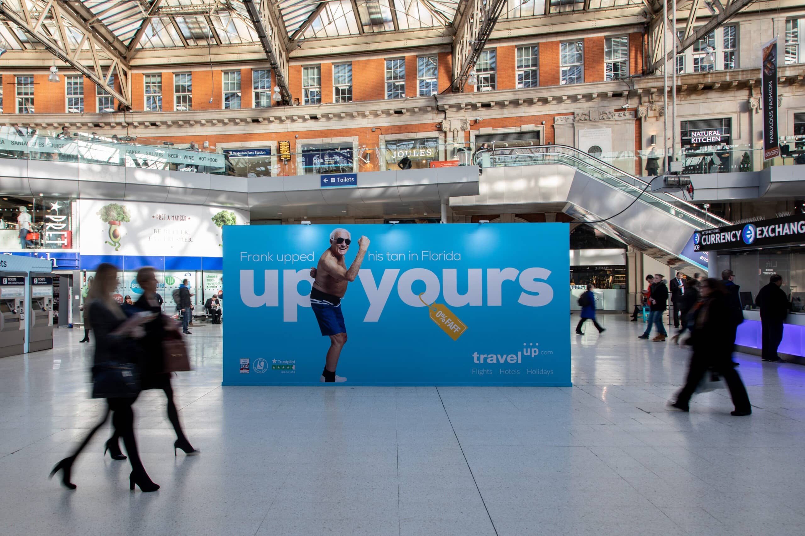 Travel Up, Florida Beach Pop-Up at London Waterloo