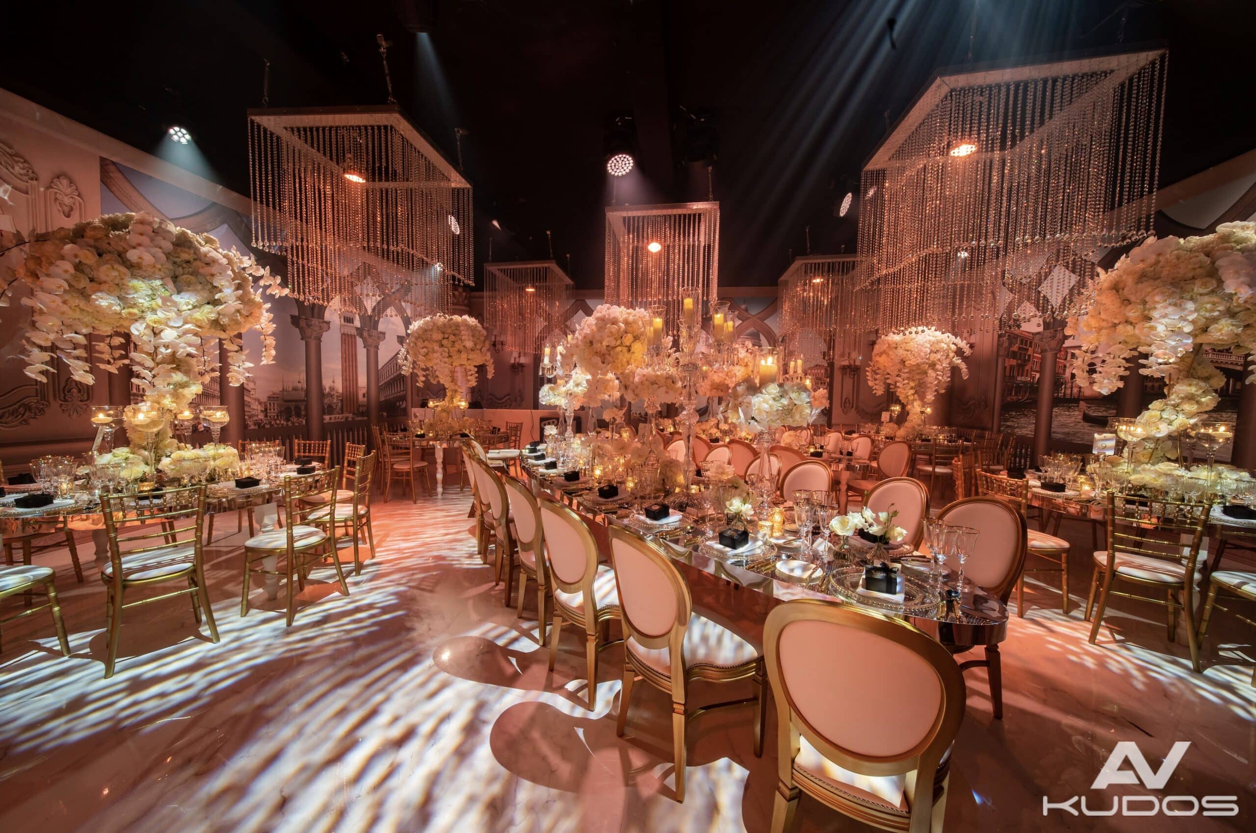 Wedding at Claridge's London, AV production by Kudos AV