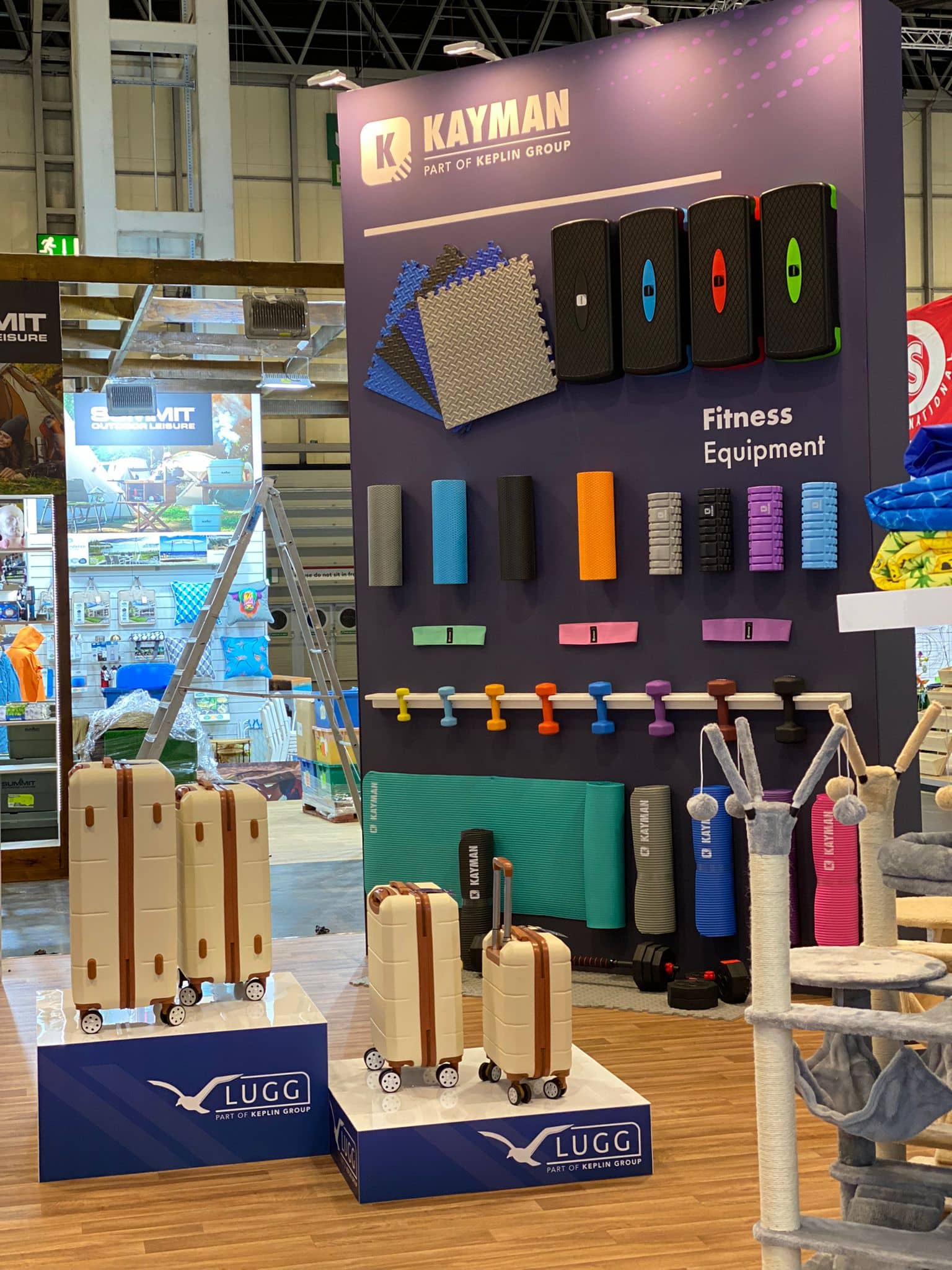 Keplin NEC Spring Fair stand build, Kudos AV