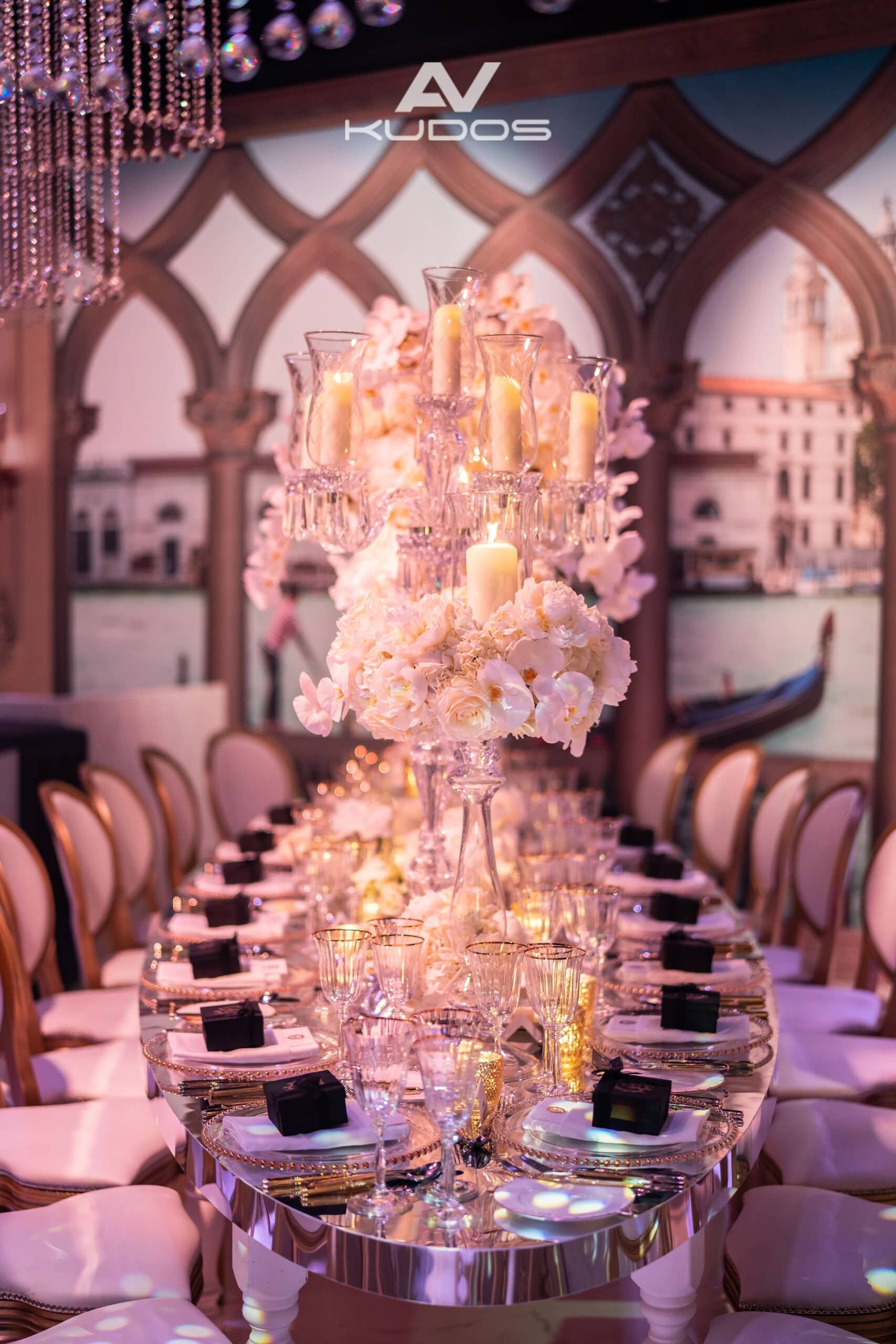 Wedding at Claridge's London, AV production by Kudos AV