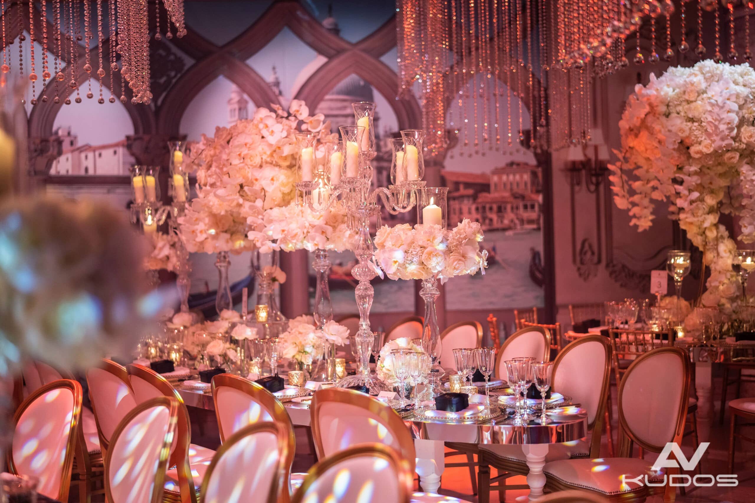Wedding at Claridge's London, AV production by Kudos AV