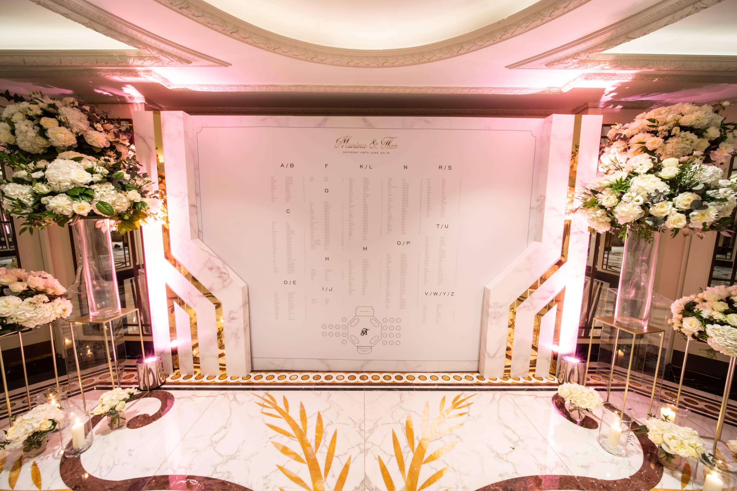 Wedding at The Dorchester London, AV production by Kudos AV