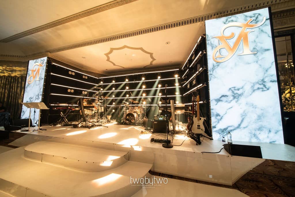 Wedding at The Dorchester London, AV production by Kudos AV