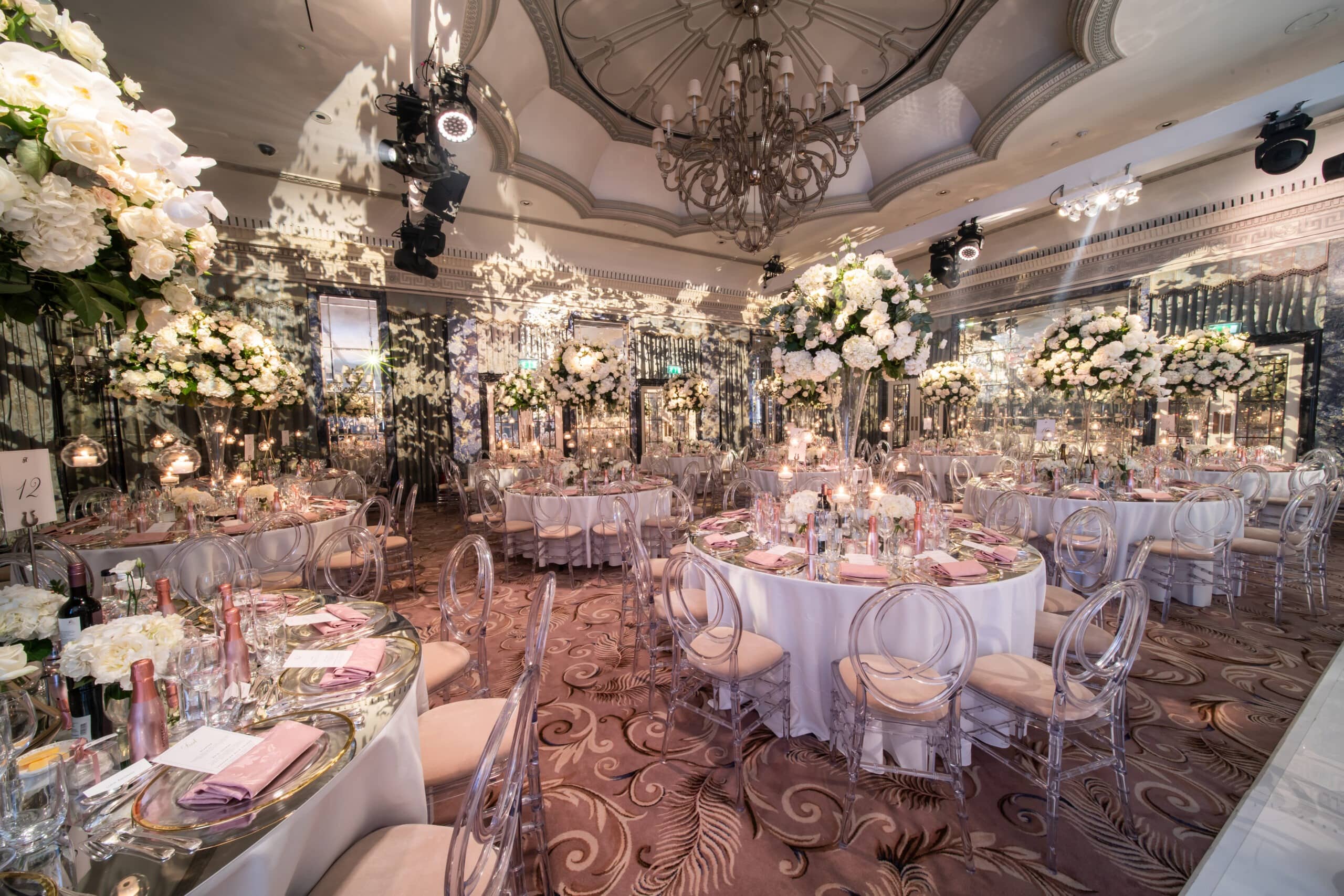 Wedding at The Dorchester London, AV production by Kudos AV