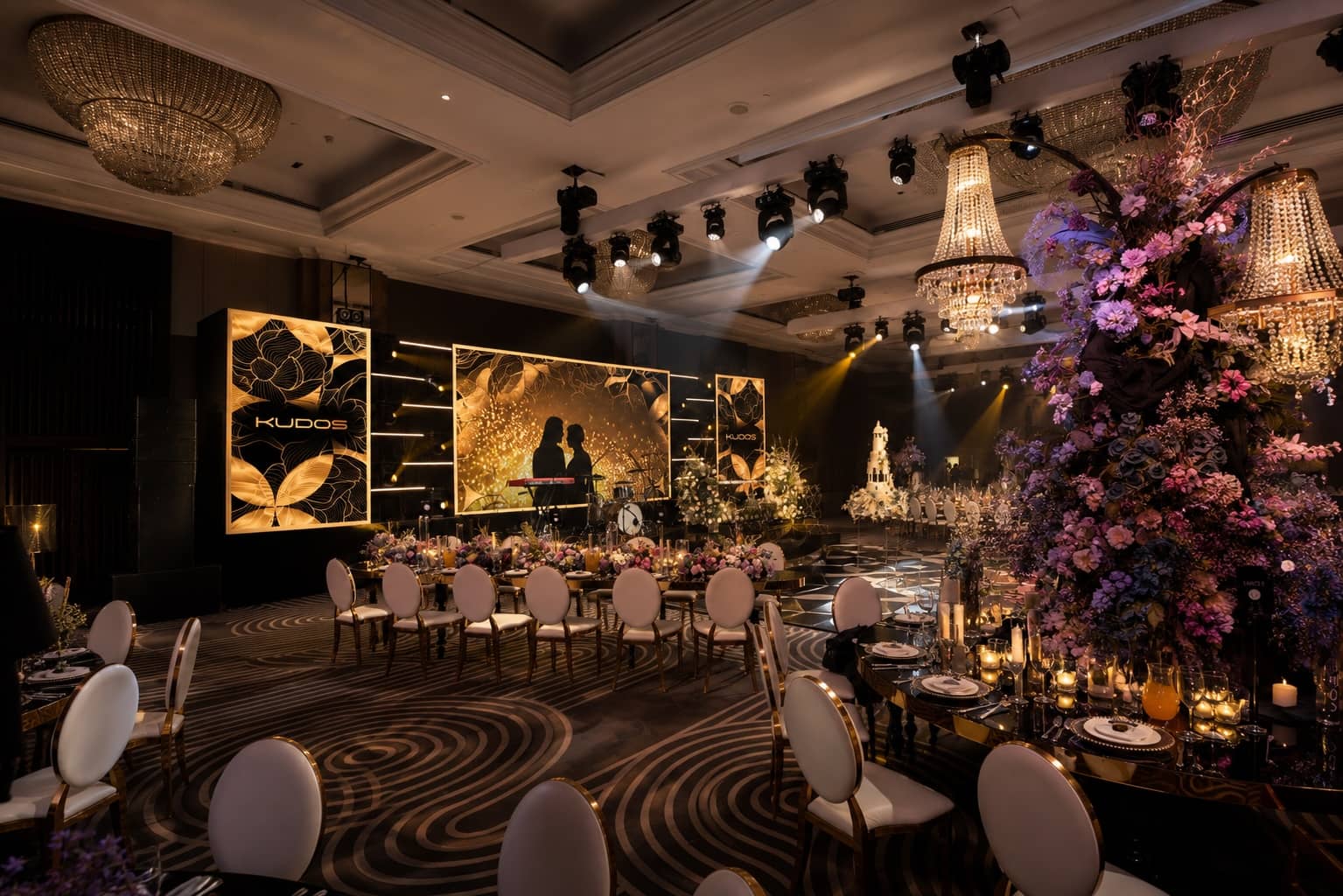 A Black Tie Celebration at the London Hilton on Park Lane, Kudos AV event production, photo 9