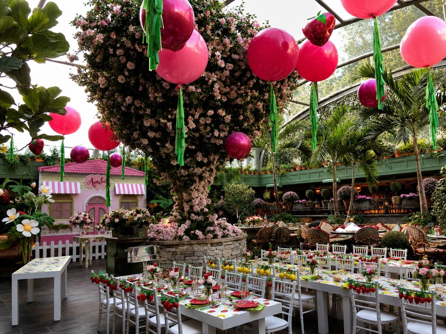A Strawberry Garden Birthday at Annabel's, Kudos AV event production, photo 1